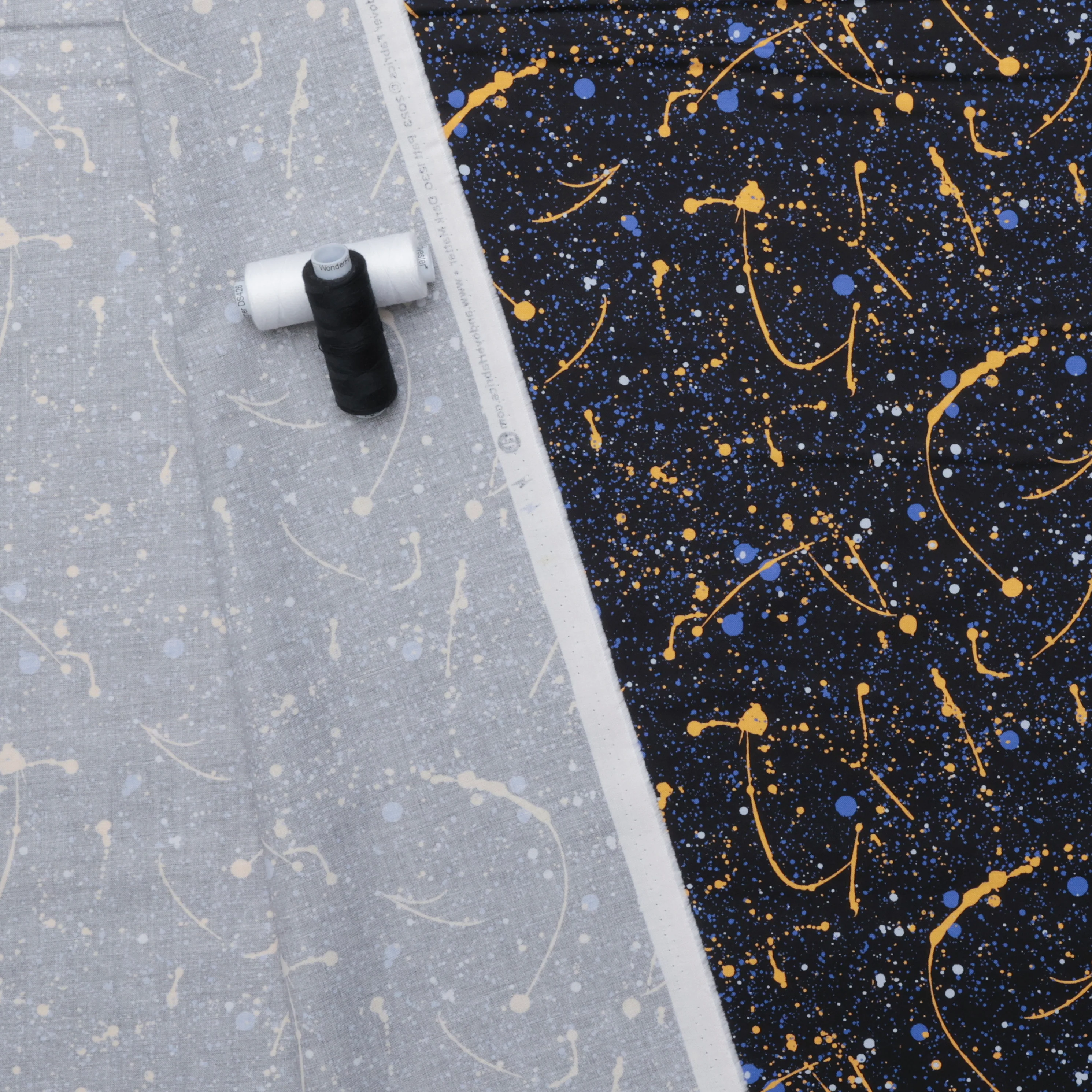 Andover - Cotton - Iconic - Dark Matter - Royal - Image 3
