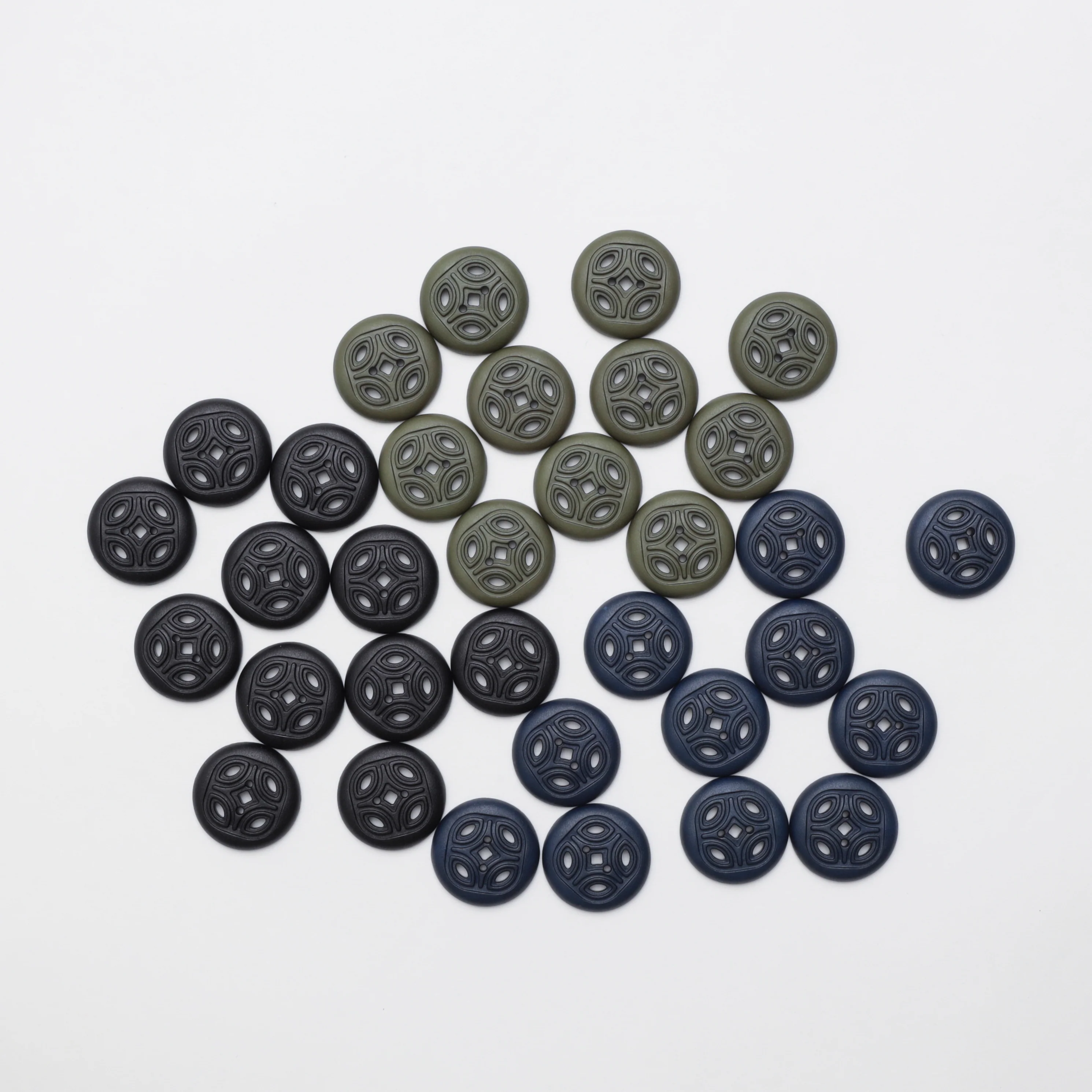 Buttons - 2 Hole - 30mm - Open Ornament - Assorted
