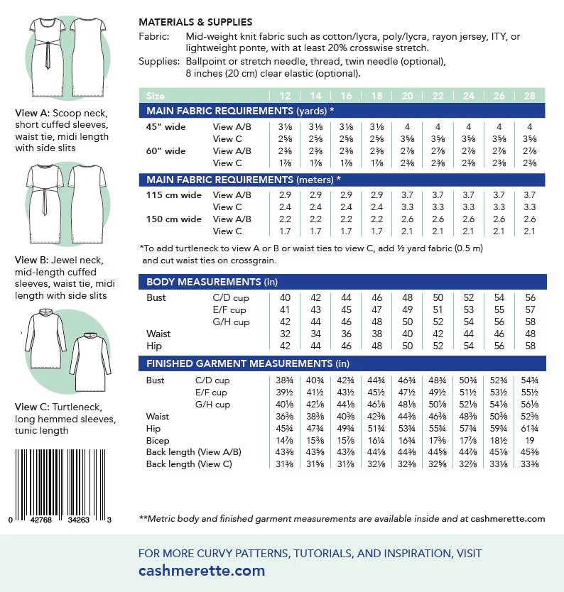 Cashmerette - Pembroke Dress & Tunic - Image 9