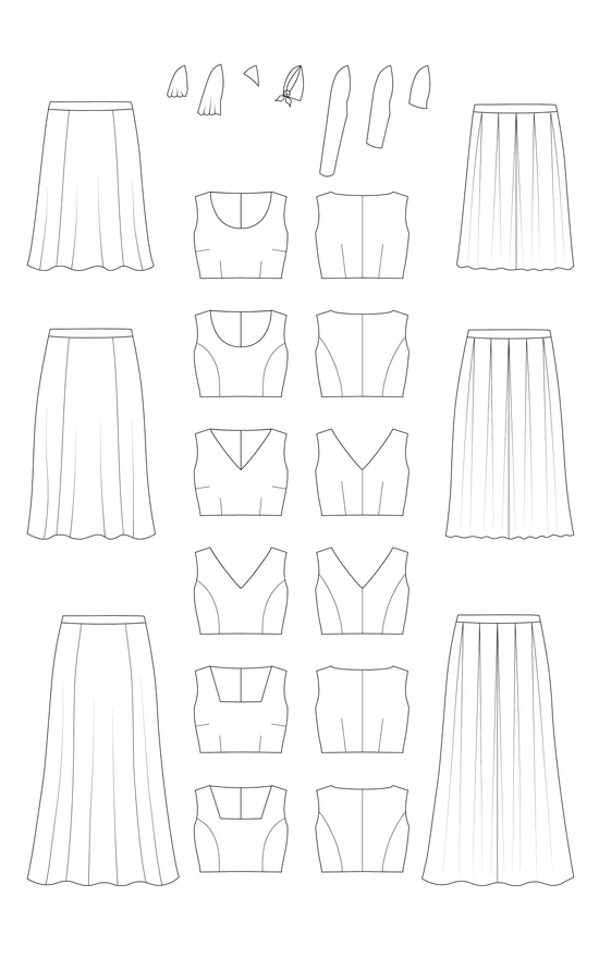 Cashmerette - Upton Dress & Skirt - 0-16 - Expansion Pack - Image 16