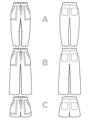 Closet Core - Sepia Pants + Shorts - Image 14