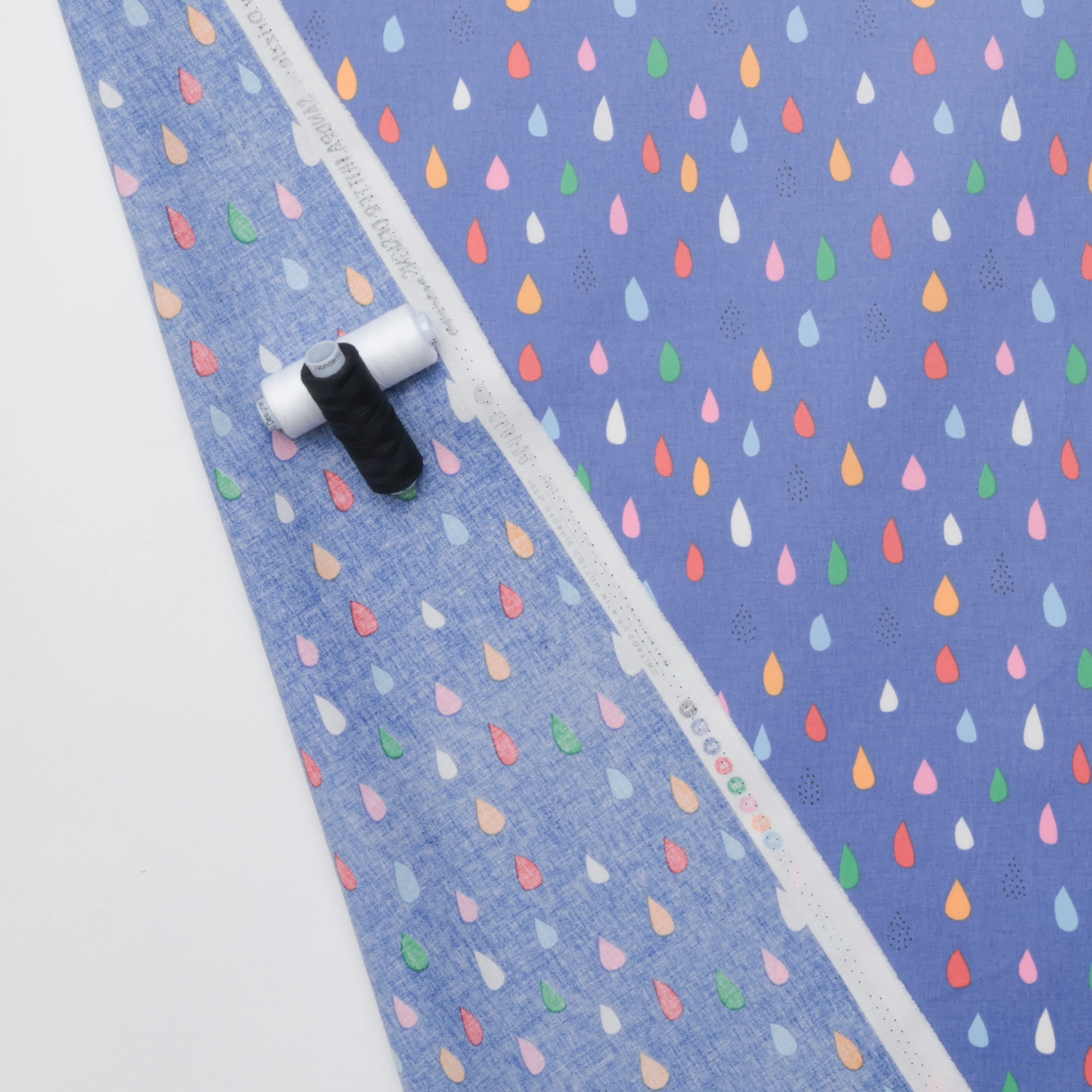 Cloud 9 - Organic Cotton - Laminated - Rainbow Drizzle - Image 3
