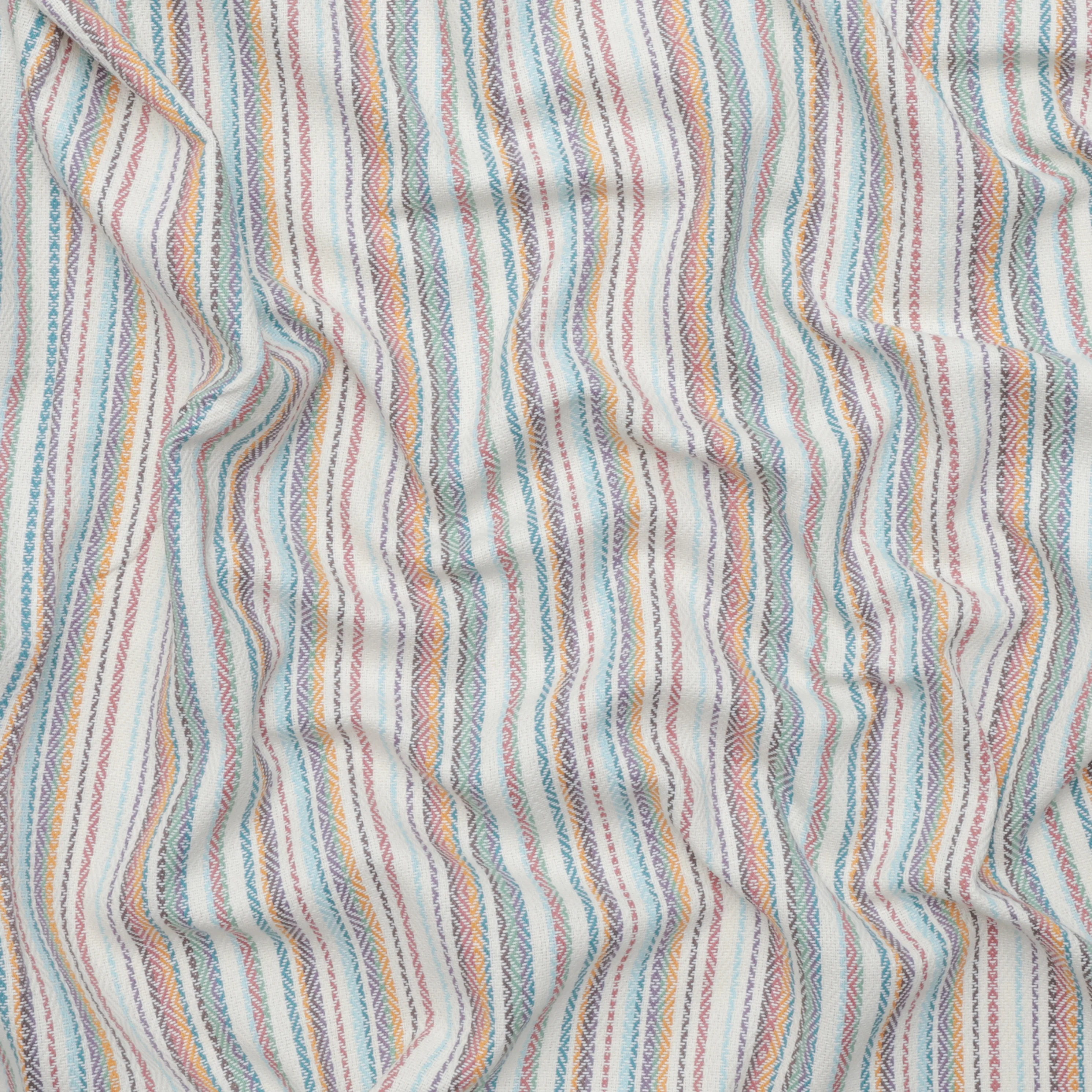 Cotton - Baja Blanket - Stripe - Shell