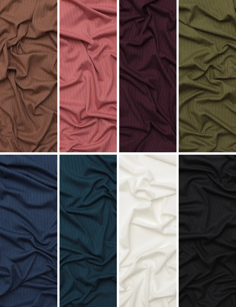 Cotton Blend - Celine - Rib Knit - Assorted