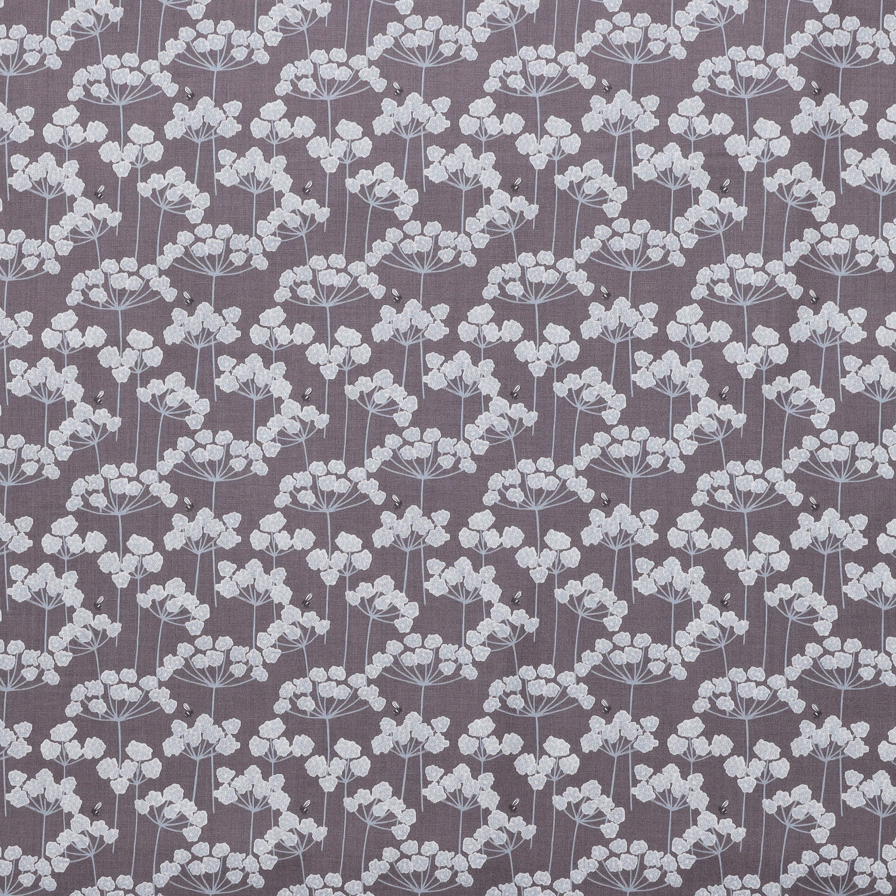 Lewis & Irene - Cotton - Country Life - Cow Parsley & Bee - Earth - Image 2