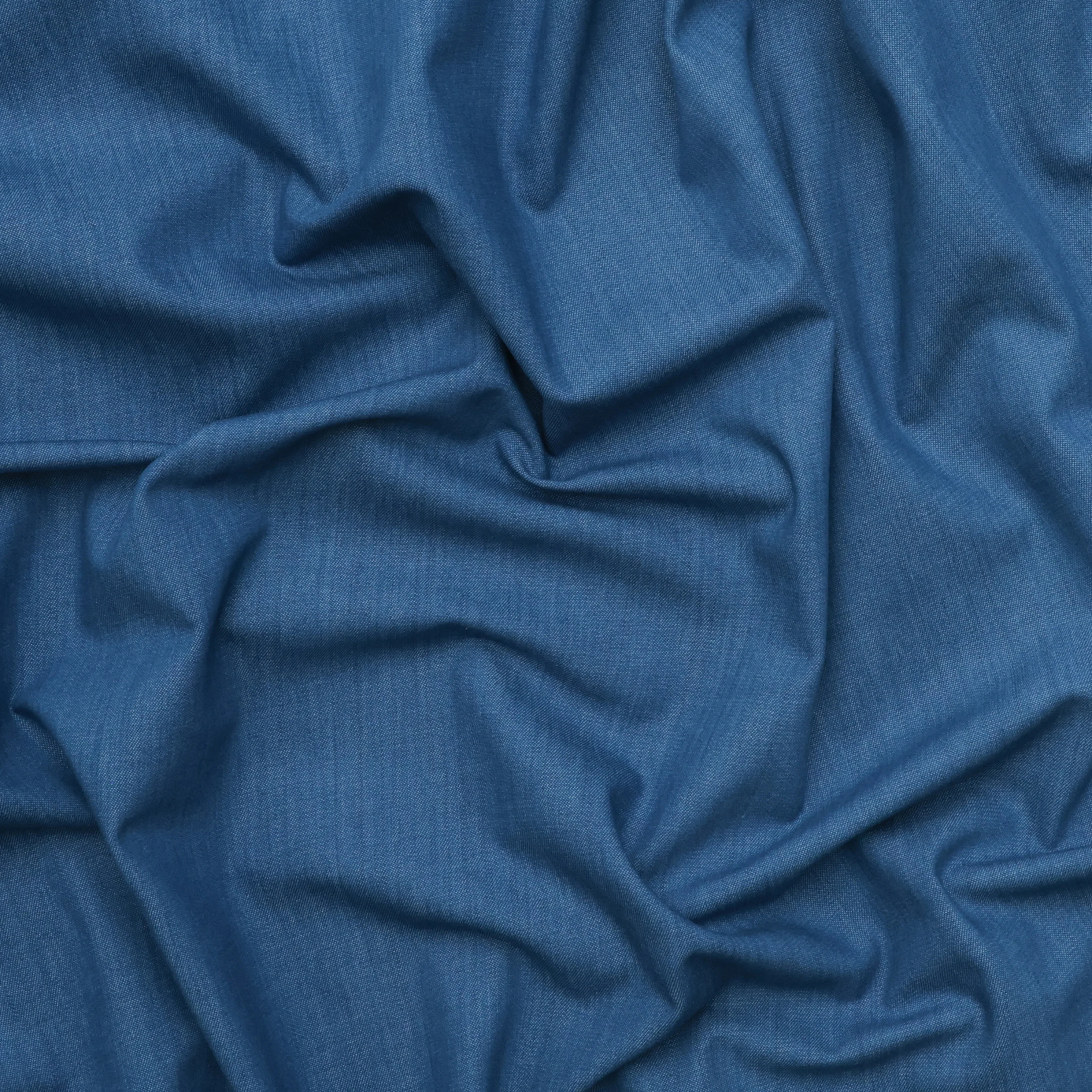 Cotton - Denim - Washed Indigo - Midweight