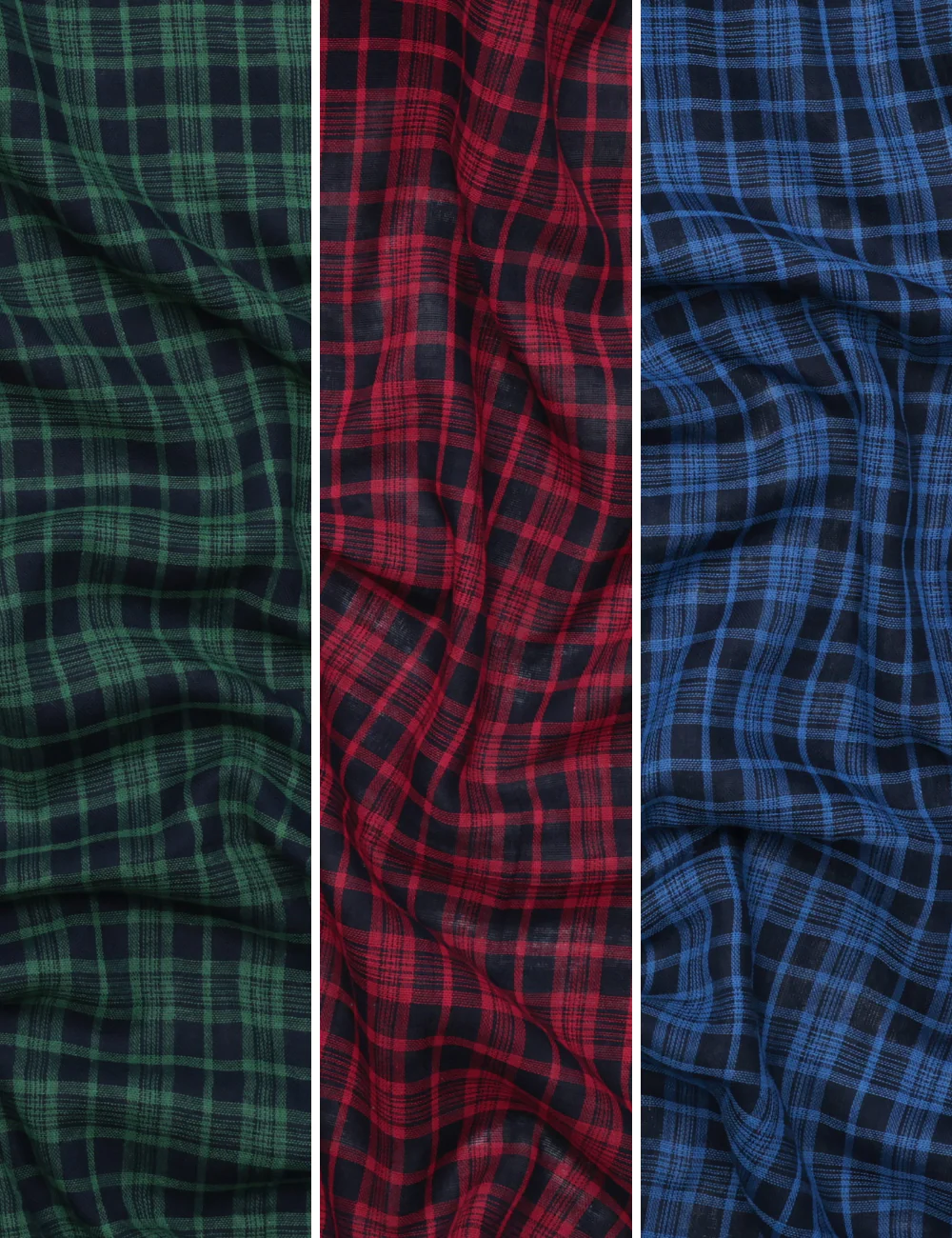 Cotton -Double Gauze - Plaid Stripe - Assorted
