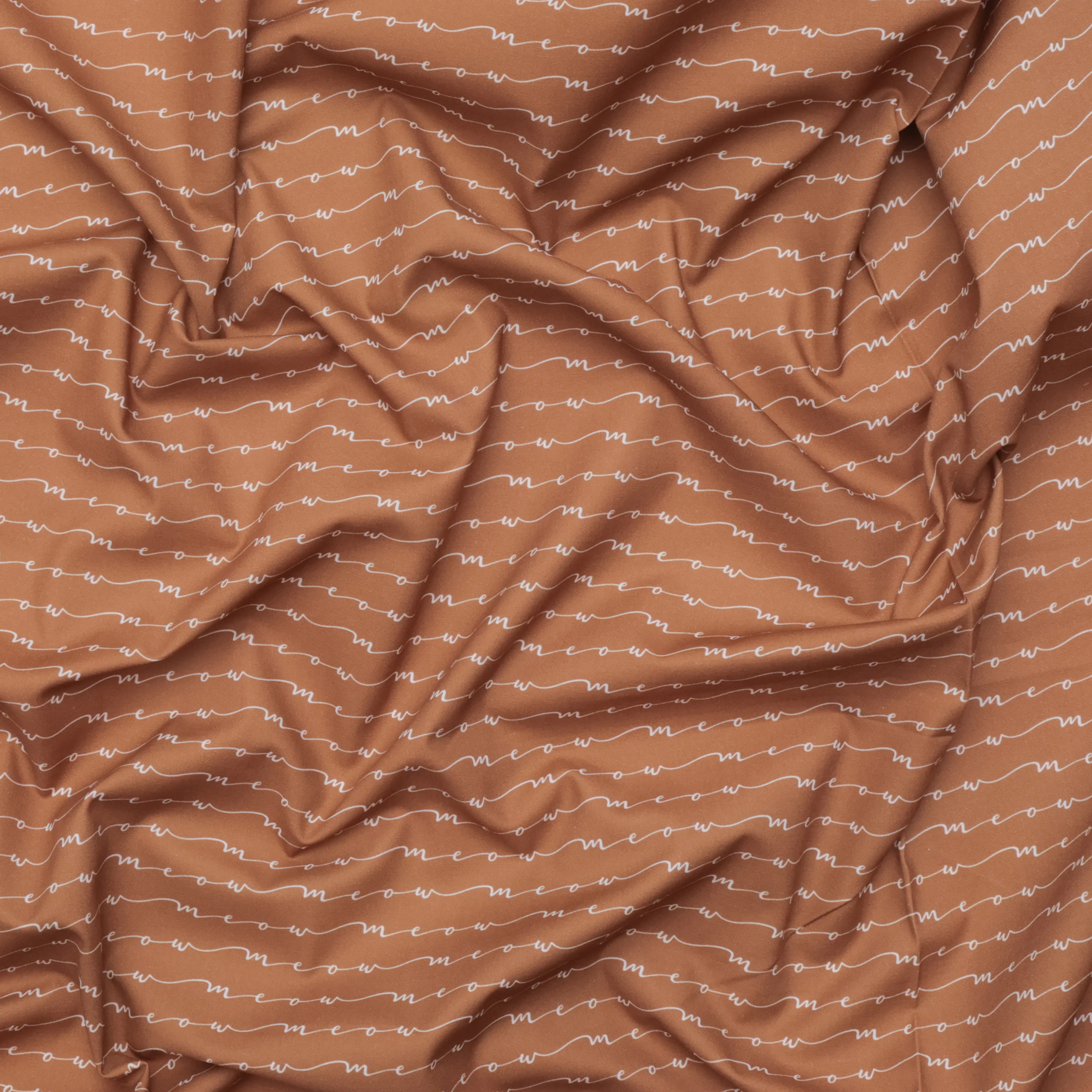Cotton - Litter Ary Cats - Script - Brown