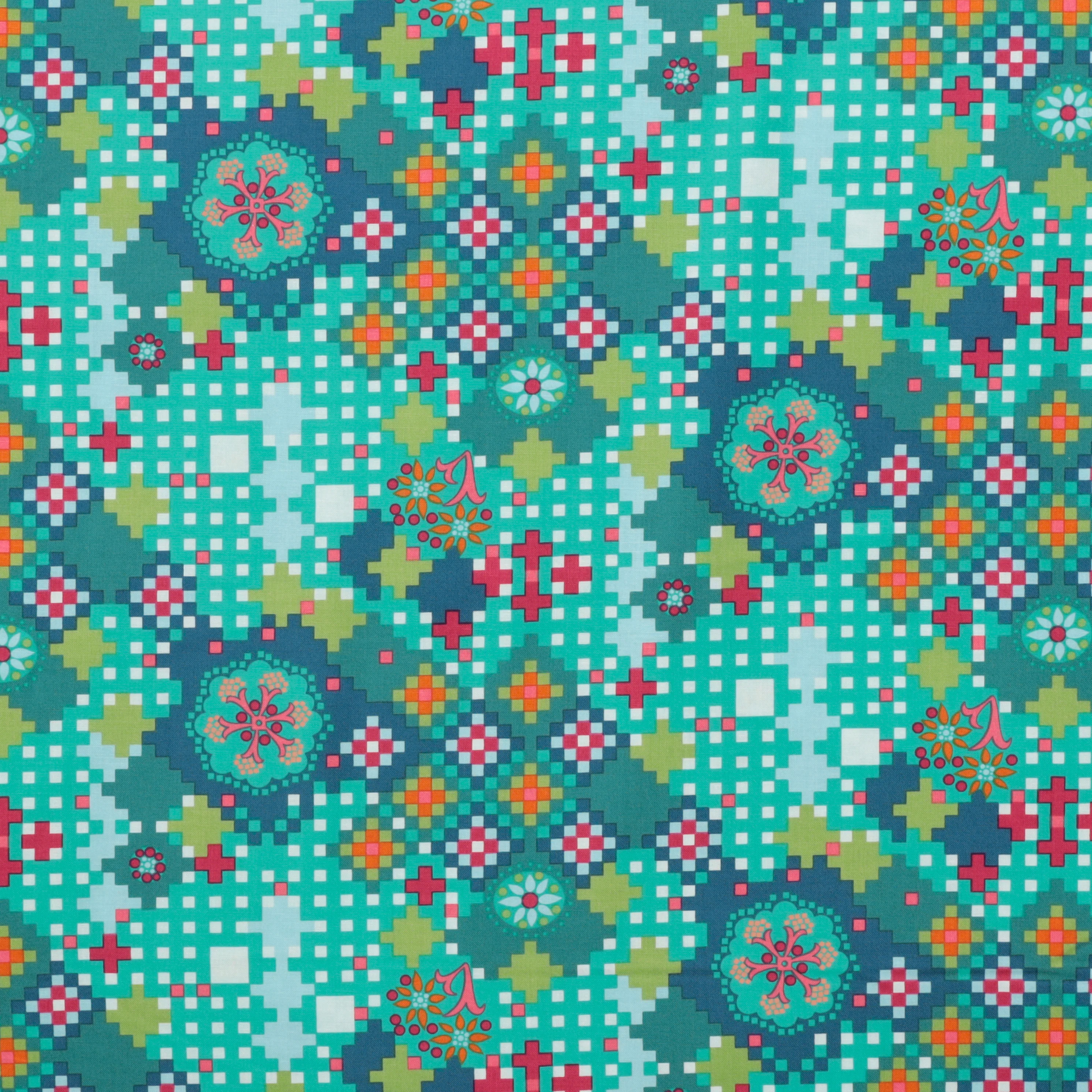 Cotton - Love Always - Postage Due - Jade - Image 2