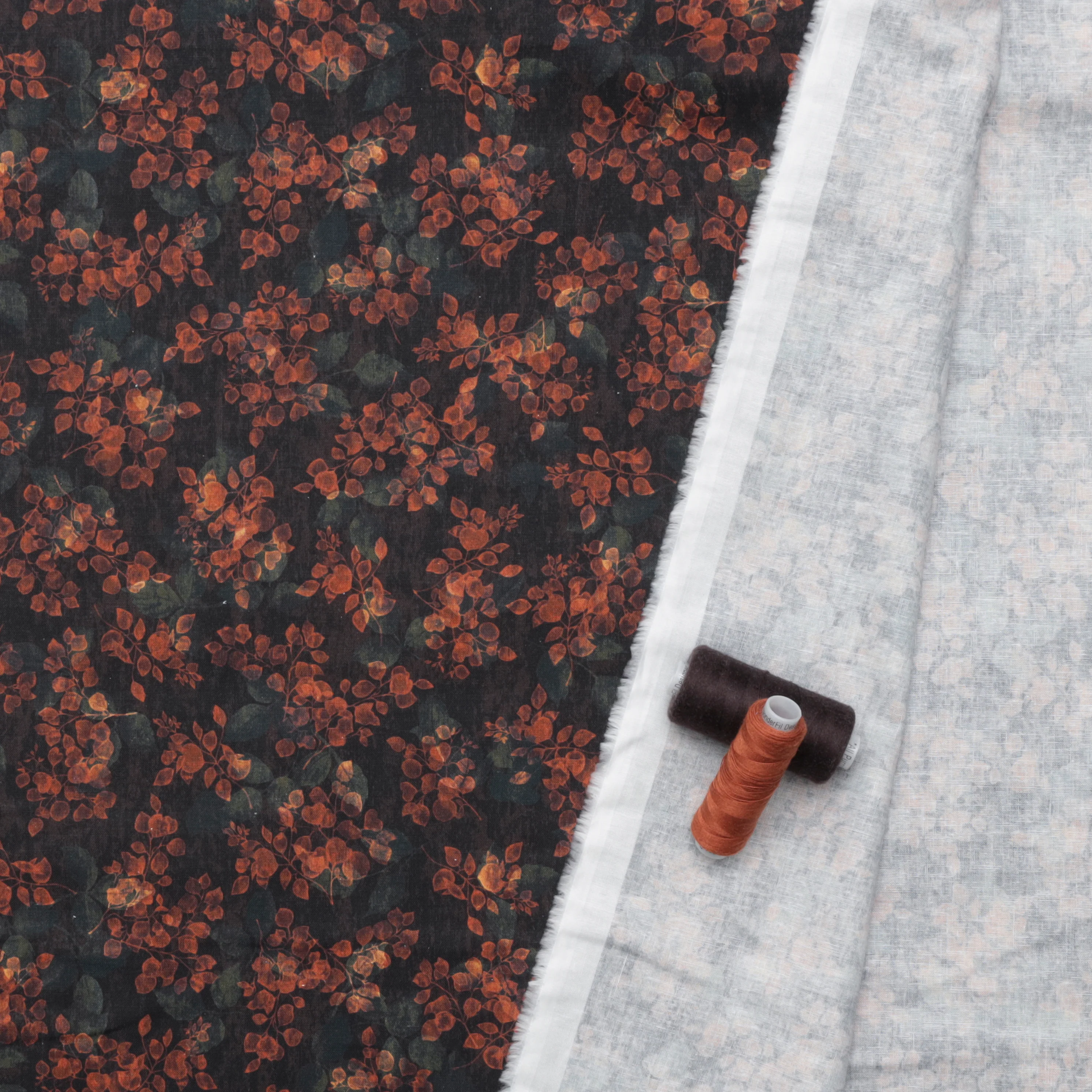 Cotton - Sienna - Walnut - Image 3