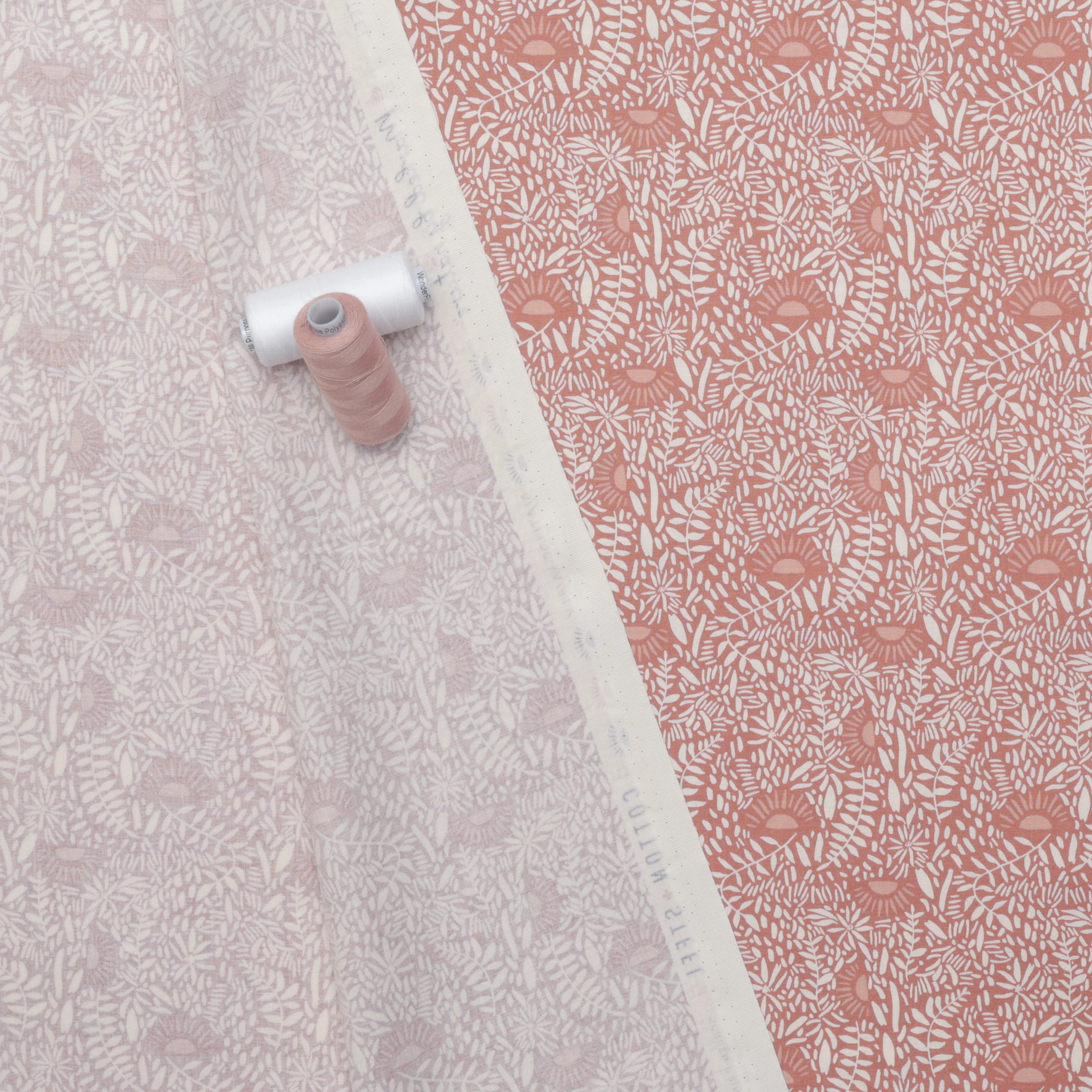 Cotton + Steel - Cotton - Marked By Nature - Nature Walk - Dusty Mauve - Image 3