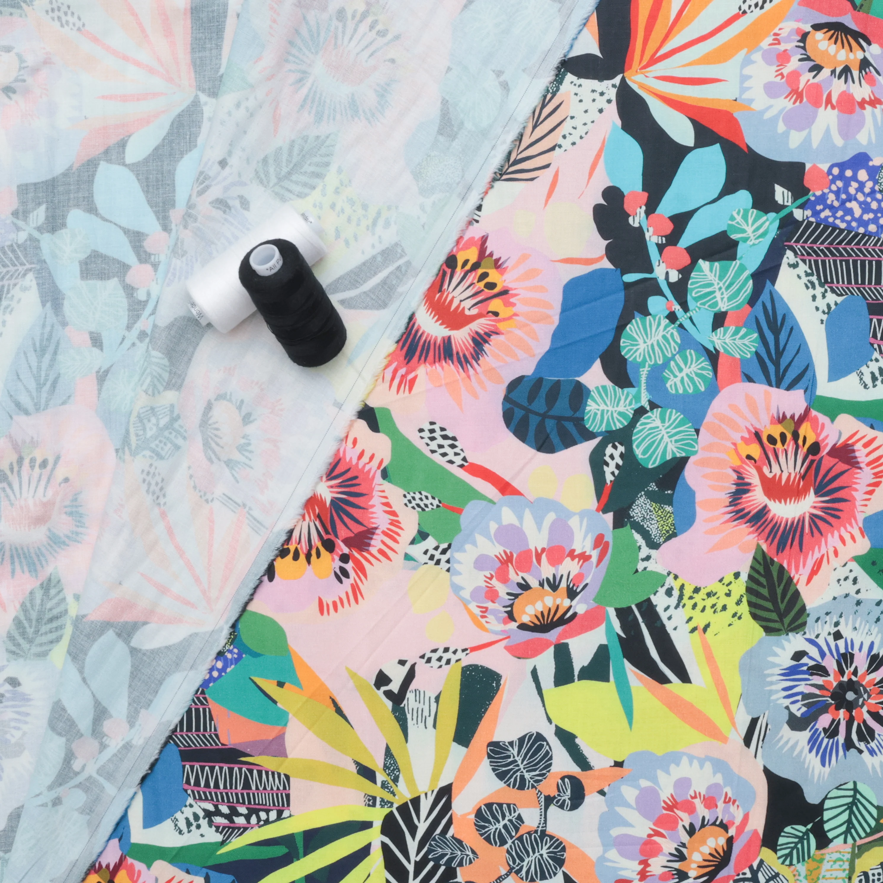Kitty McCall - Cotton - Vibrant Botanica - Summer Garden - Multi - Image 3