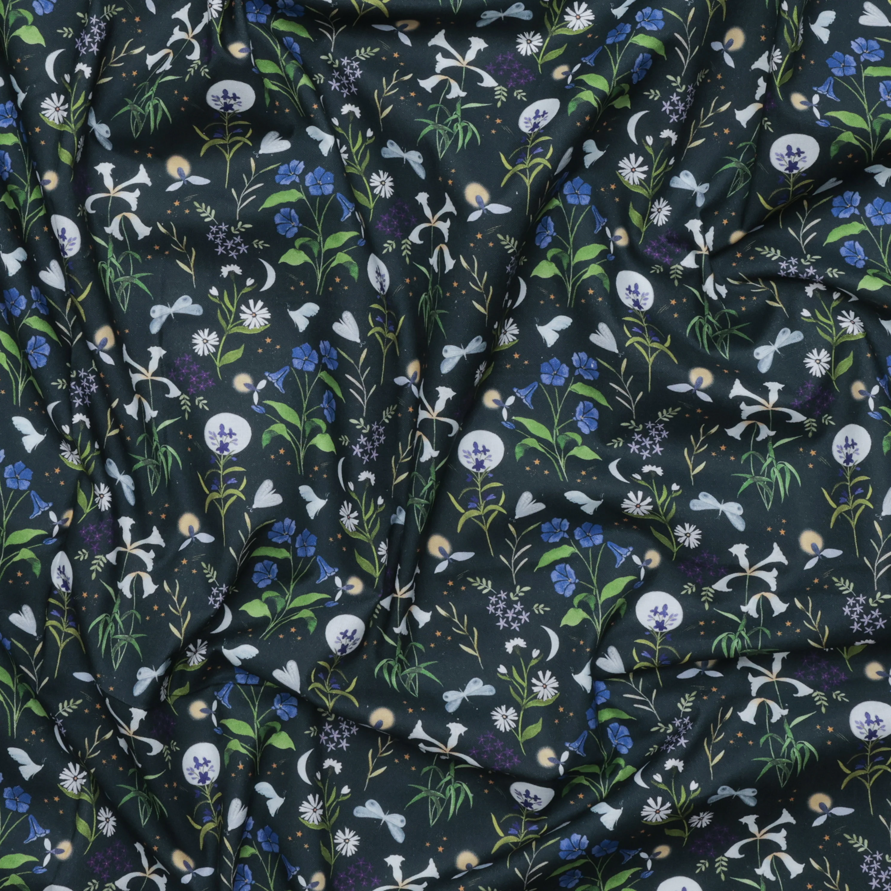 Dear Stella - Wideback Cotton - Fireflies - Midnight