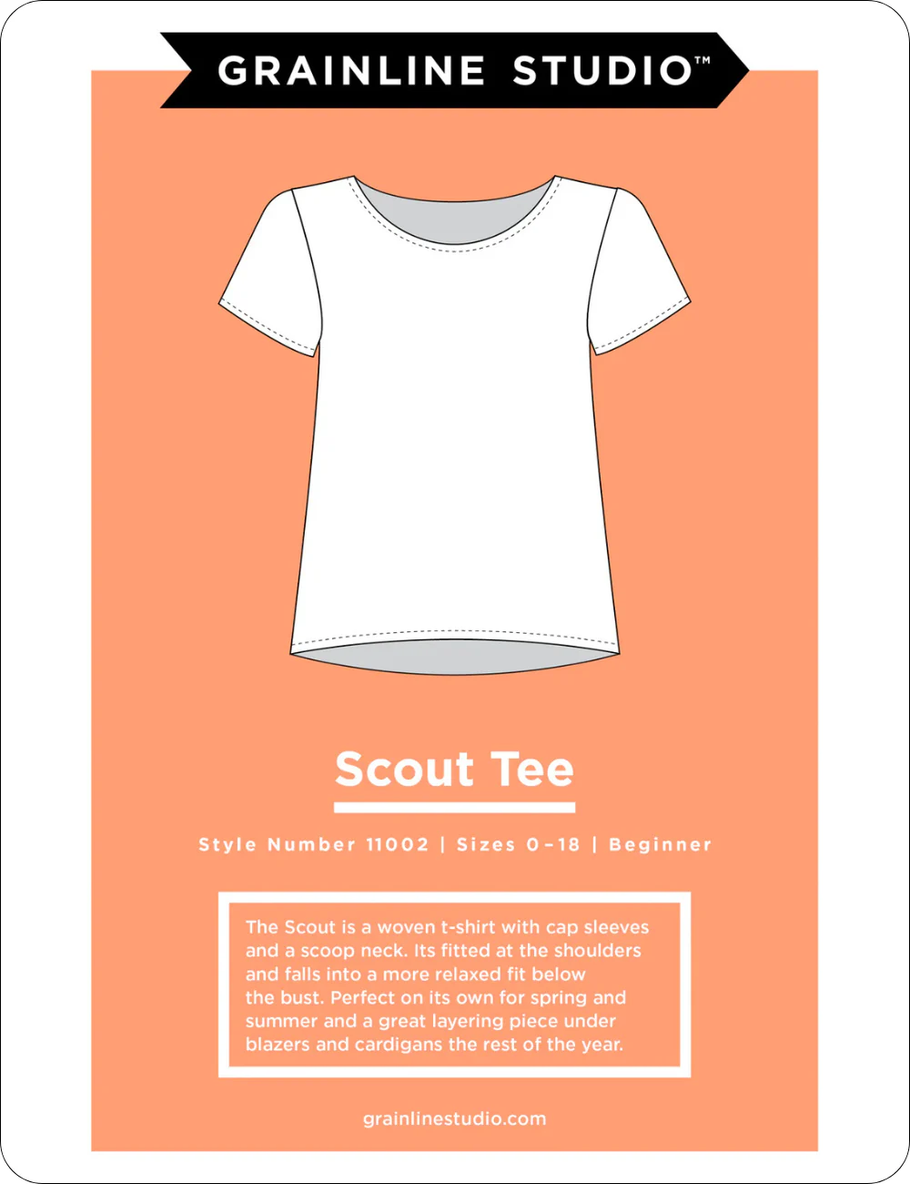 Grainline Studio - Scout Tee - 0-18