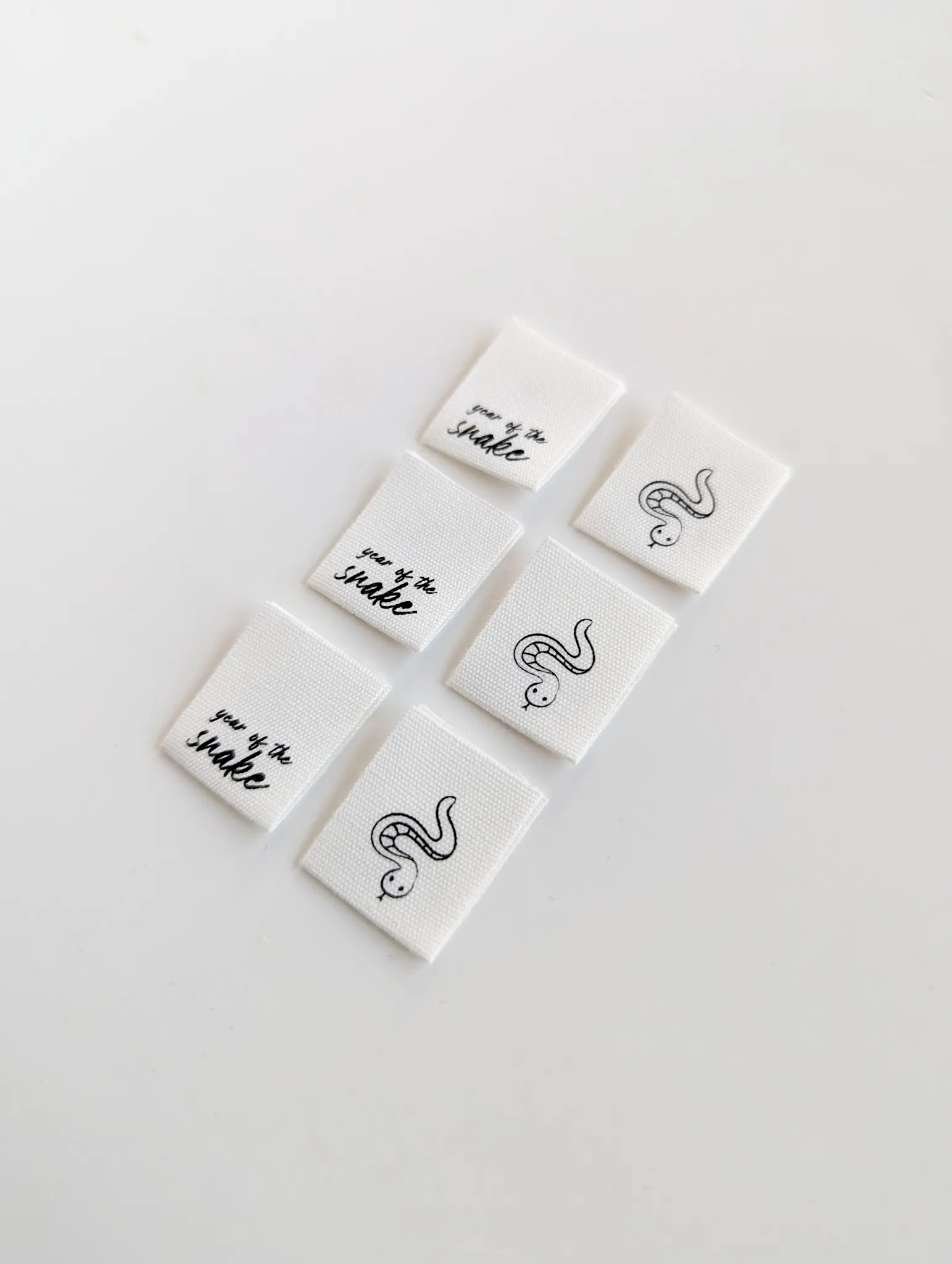 Intensely Distracted - Sewing Label - Year of the Snake - Image 3