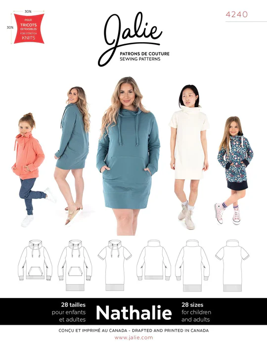 Jalie - Nathalie Wrap Neck Sweatshirt - Tunic