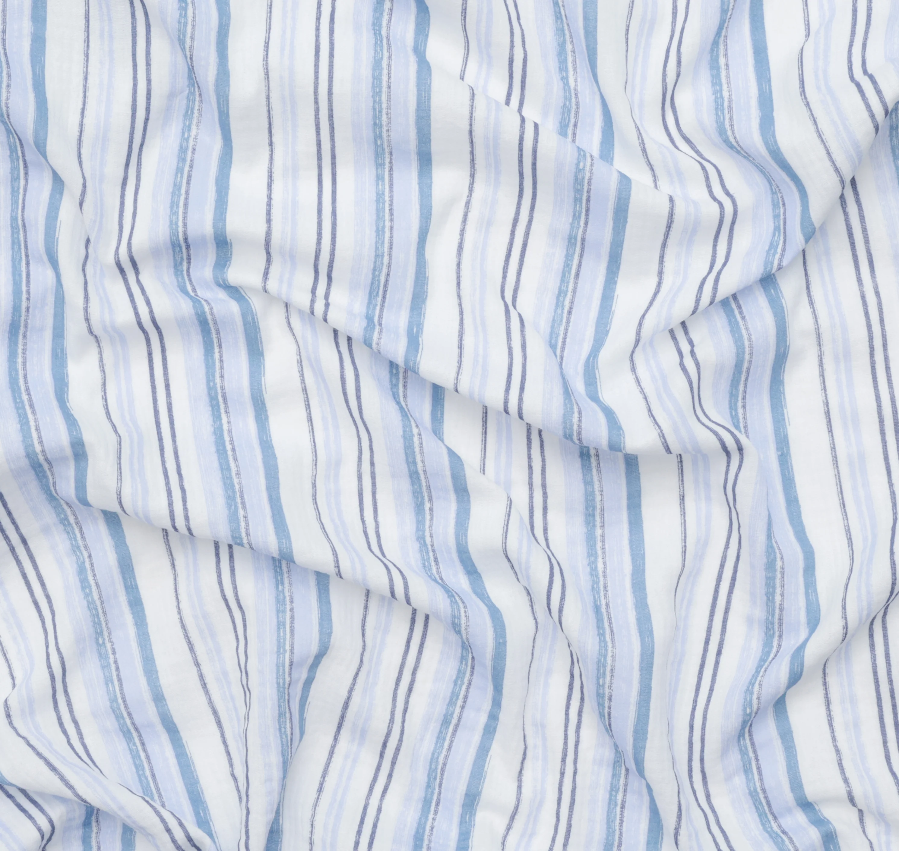 Katia - Cotton - Double Gauze - Blue Jeans Stripes