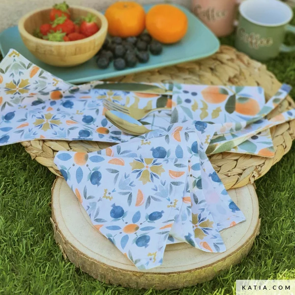 Katia - Cotton - Poplin - Tuscan Mosaic - Image 5