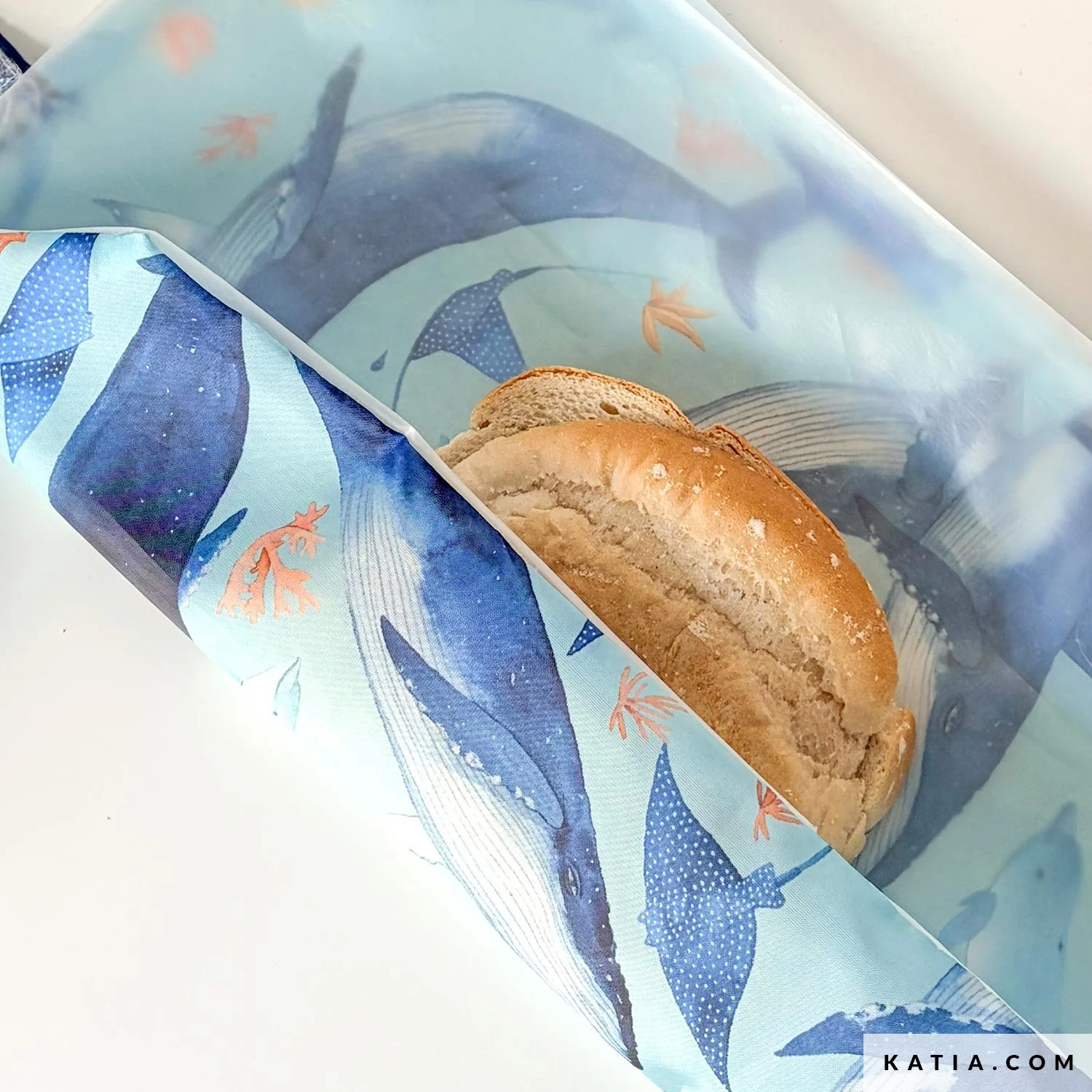 Katia - DIY WOW - Cover Woven Print - Whales & Sea - Image 5