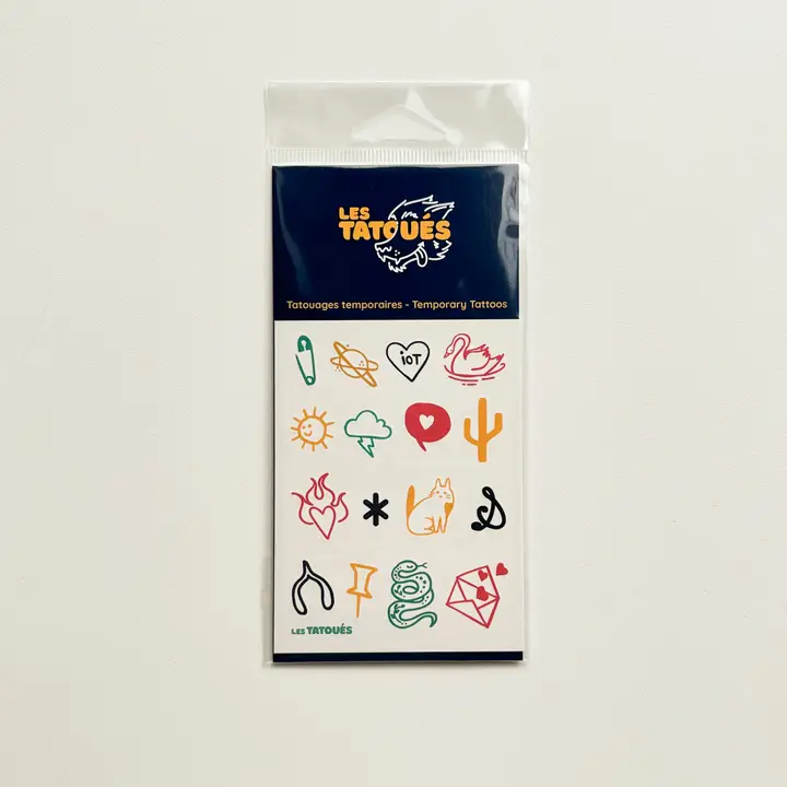Les Tatoués - Temporary Tattoos - Tiny Doodles