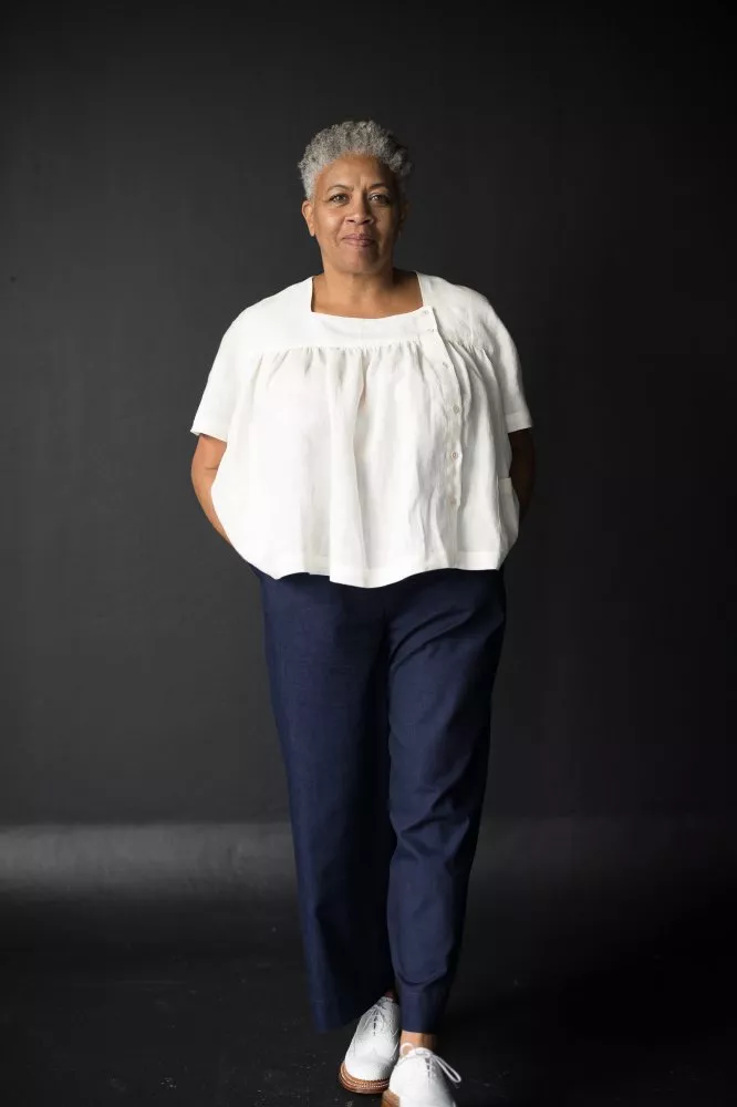 Merchant & Mills - Quinn Wide Leg Trousers - 18-28 - Image 4
