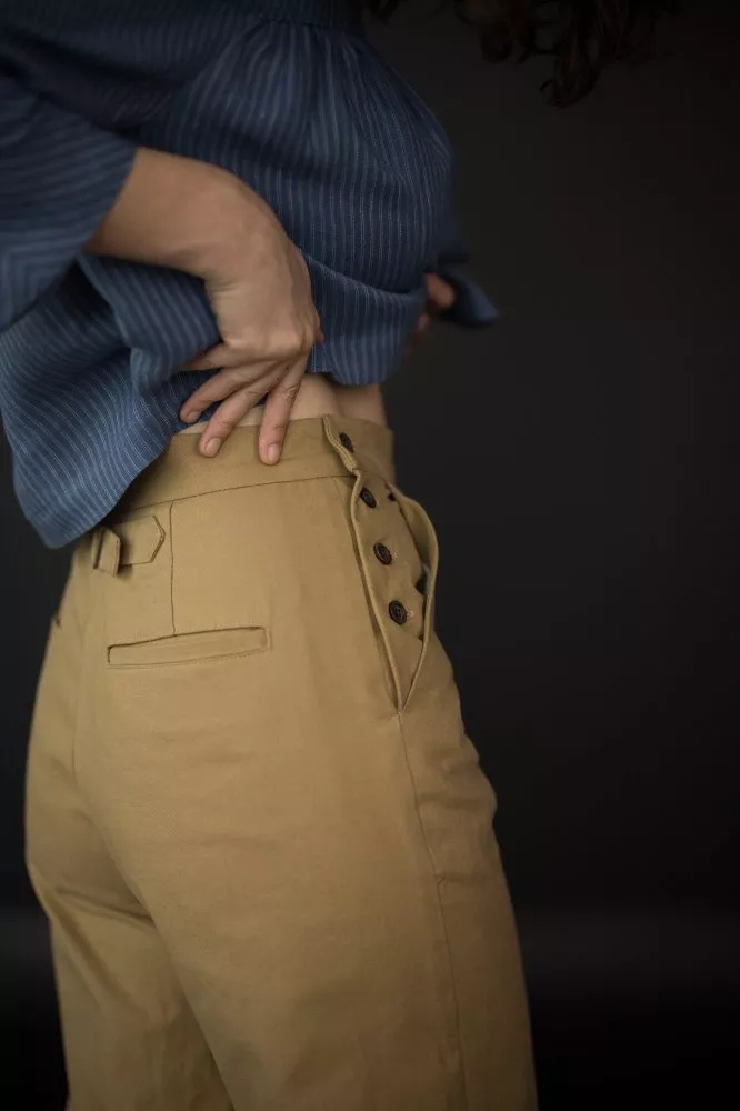 Merchant & Mills - Quinn Wide Leg Trousers - 18-28 - Image 7