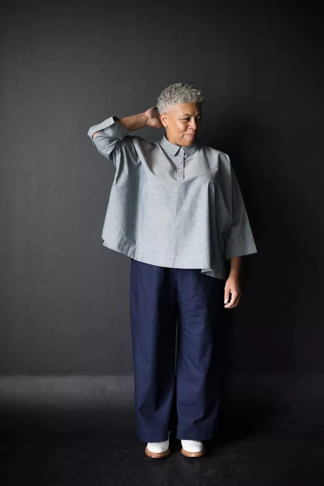 Merchant & Mills - Quinn Wide Leg Trousers - 18-28 - Image 9