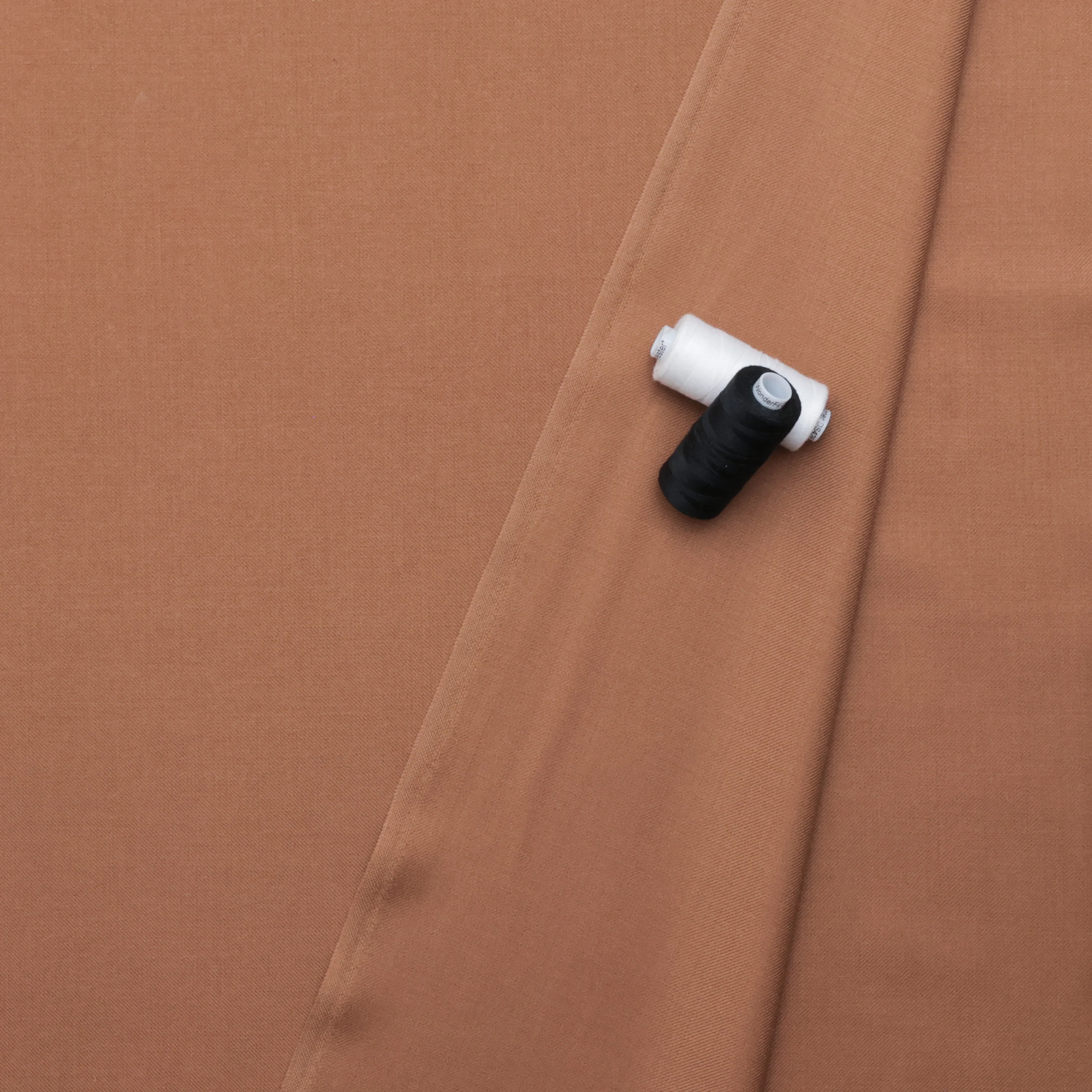Merino Wool - Suiting - Twill - Camel - Image 3