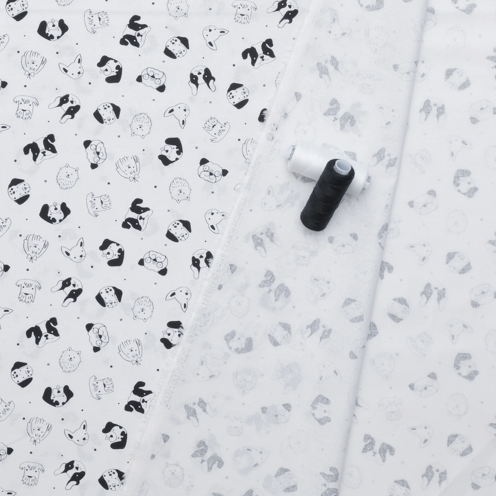 Michael Miller - Cotton - Ultimutt - White - Image 3