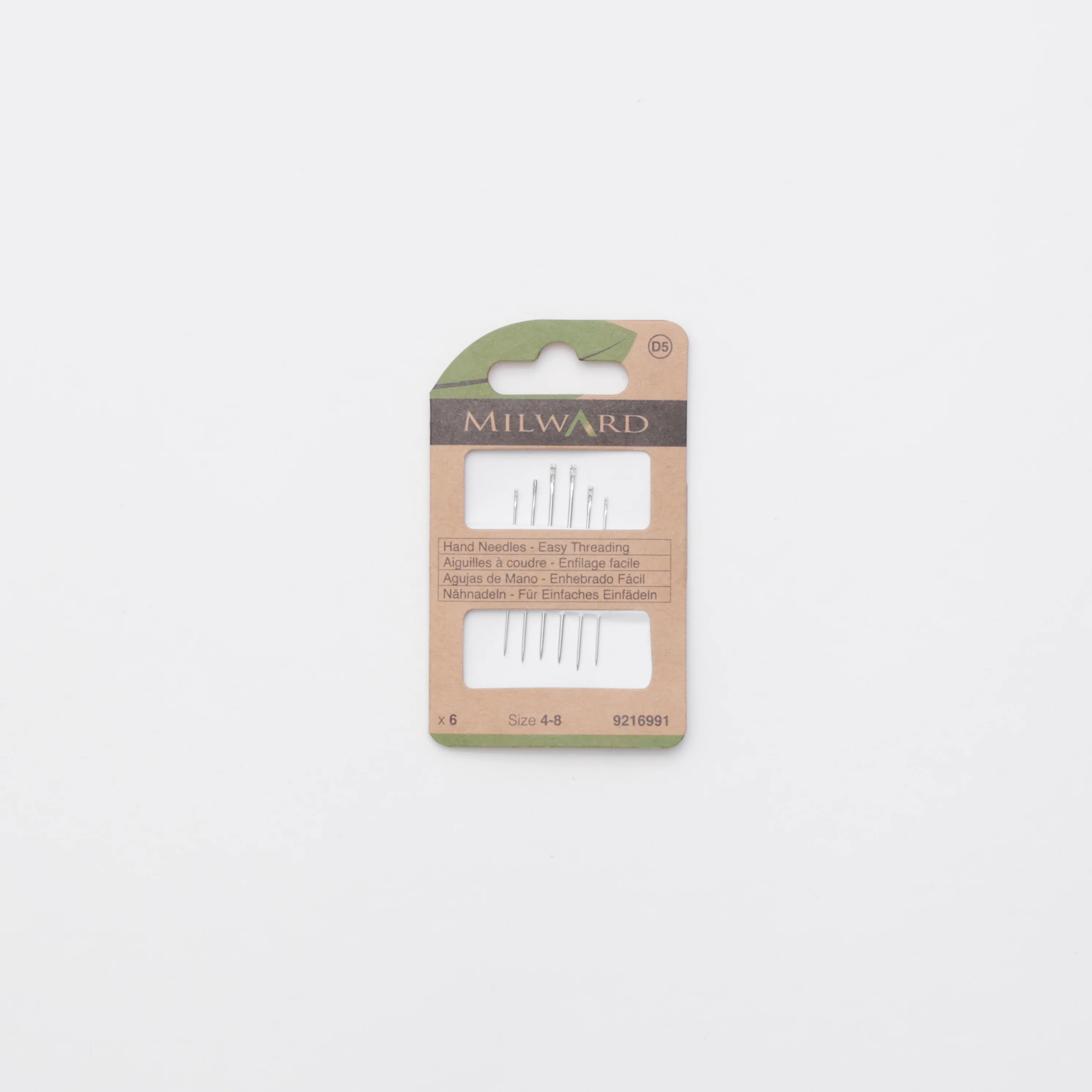 Milward - Hand Sewing Needles - Self-Threading #4-8