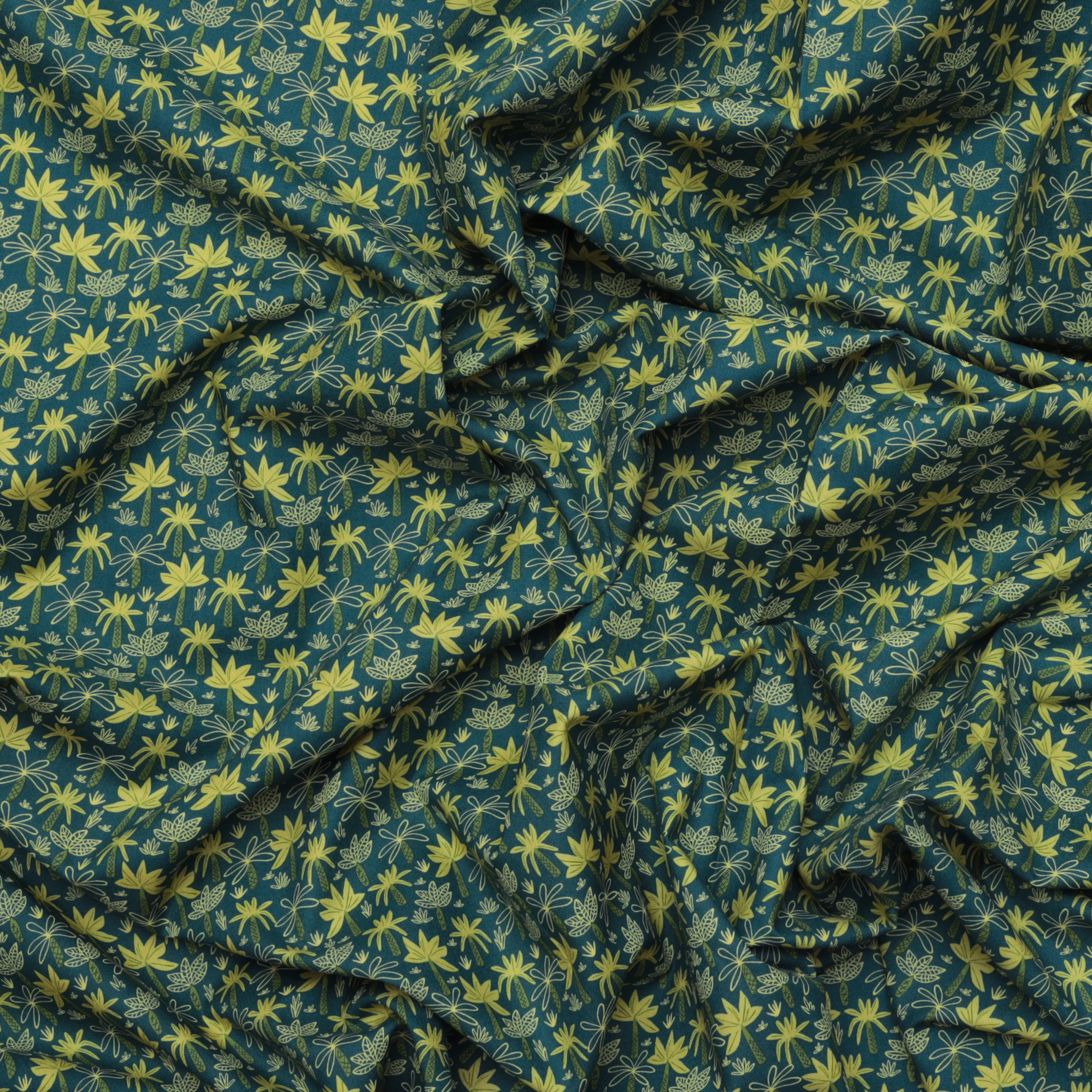 Moda - Cotton - Stomp Stomp Roar - Tropical Forest - Teal