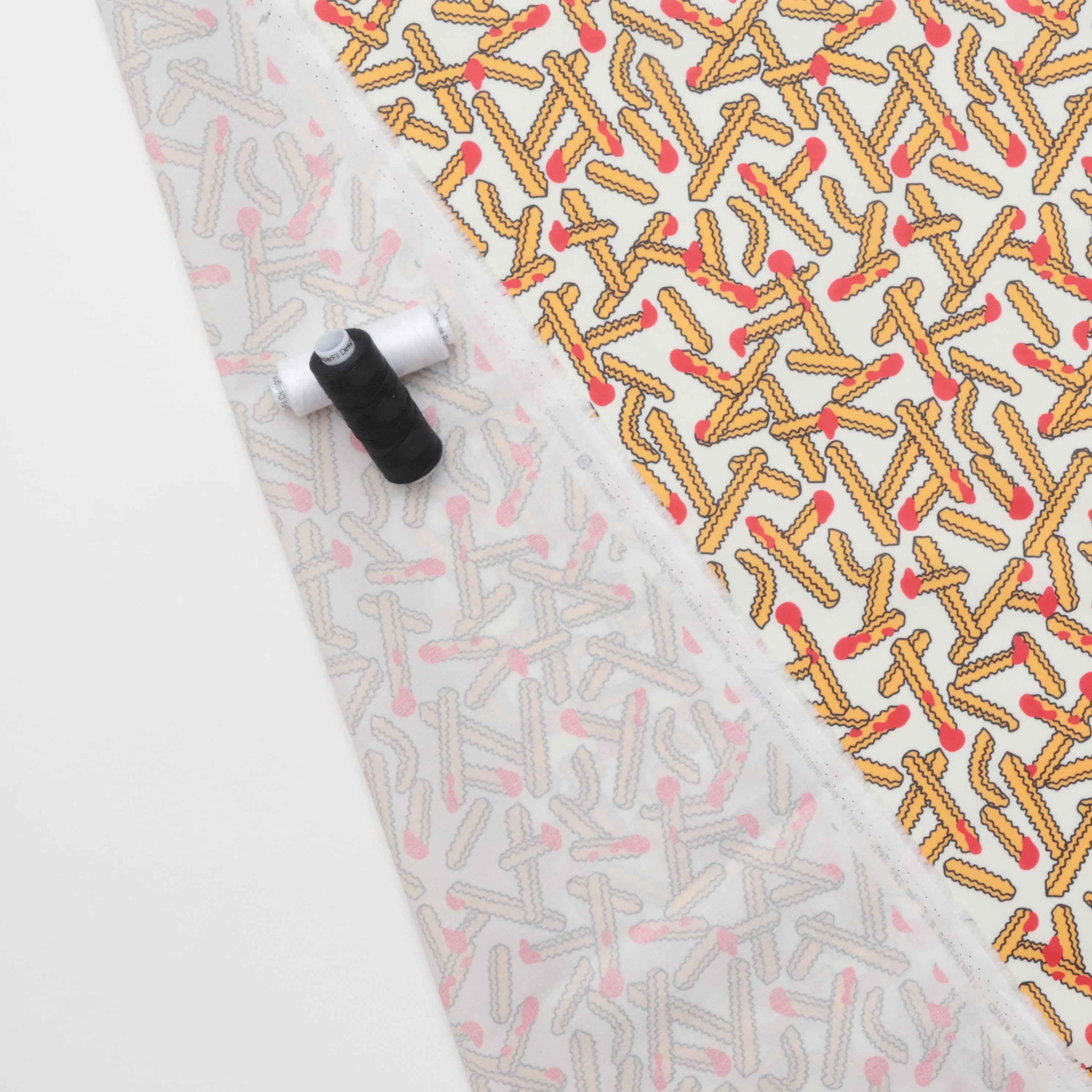 Moda - Laminated Cotton - Snack Shack - Fries - Image 3