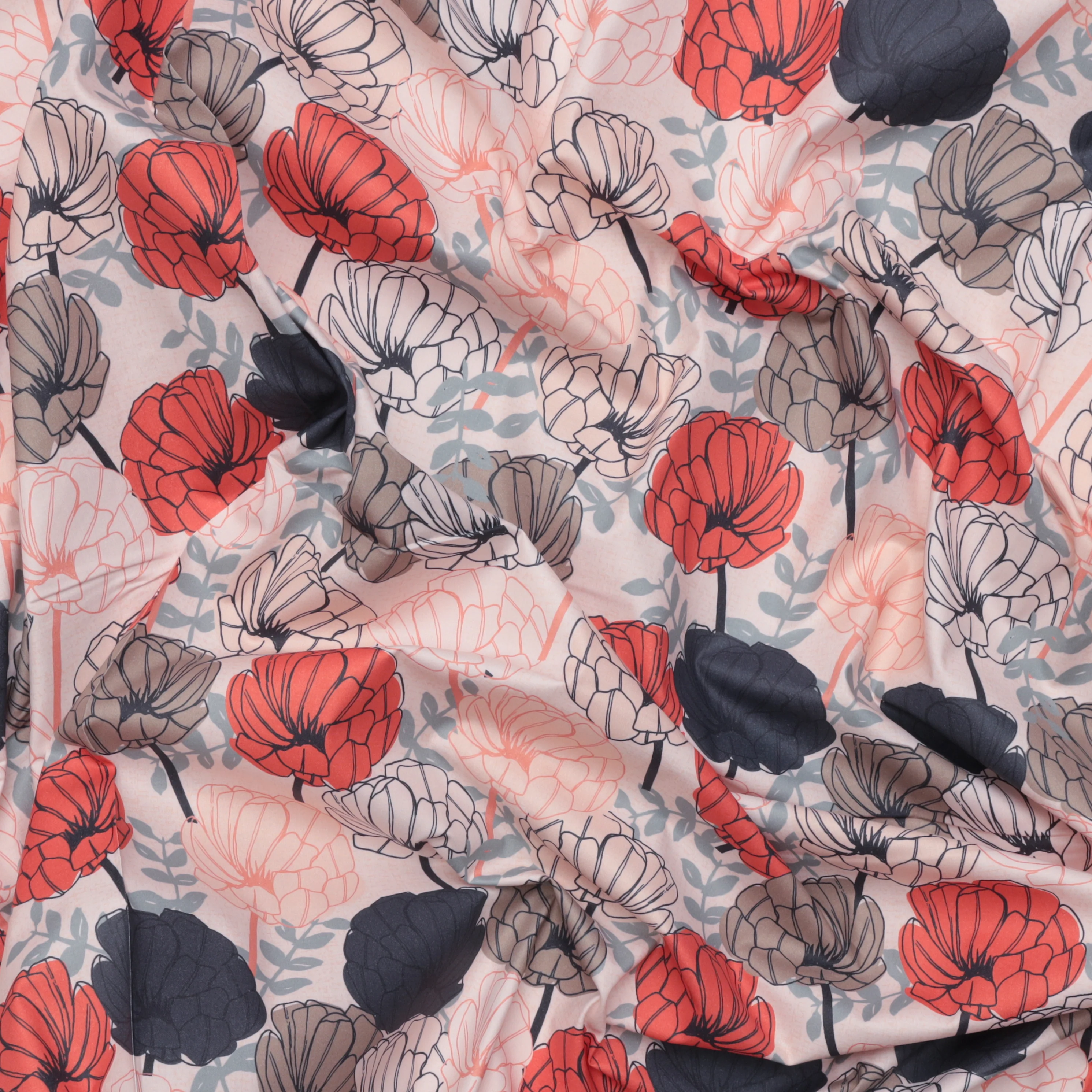 Paintbrush Studio - Cotton - A Walk In The Woods - Large Floral Beige