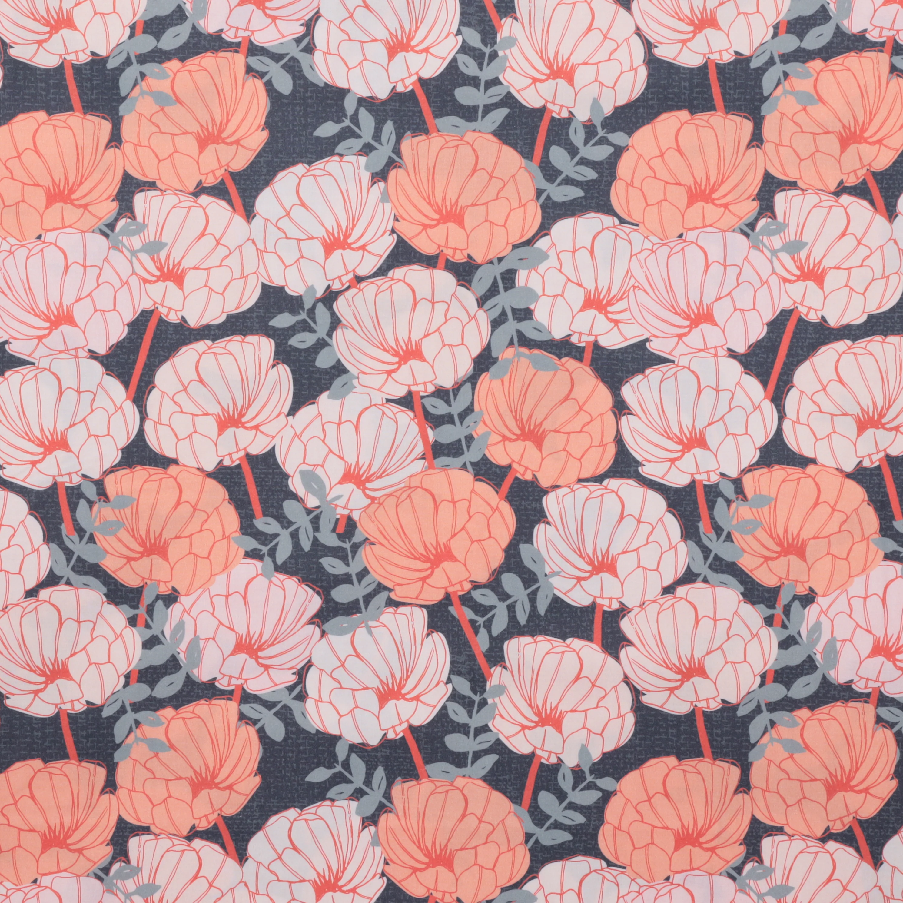 Paintbrush Studio - Cotton - A Walk In The Woods - Large Floral Blue - Image 2