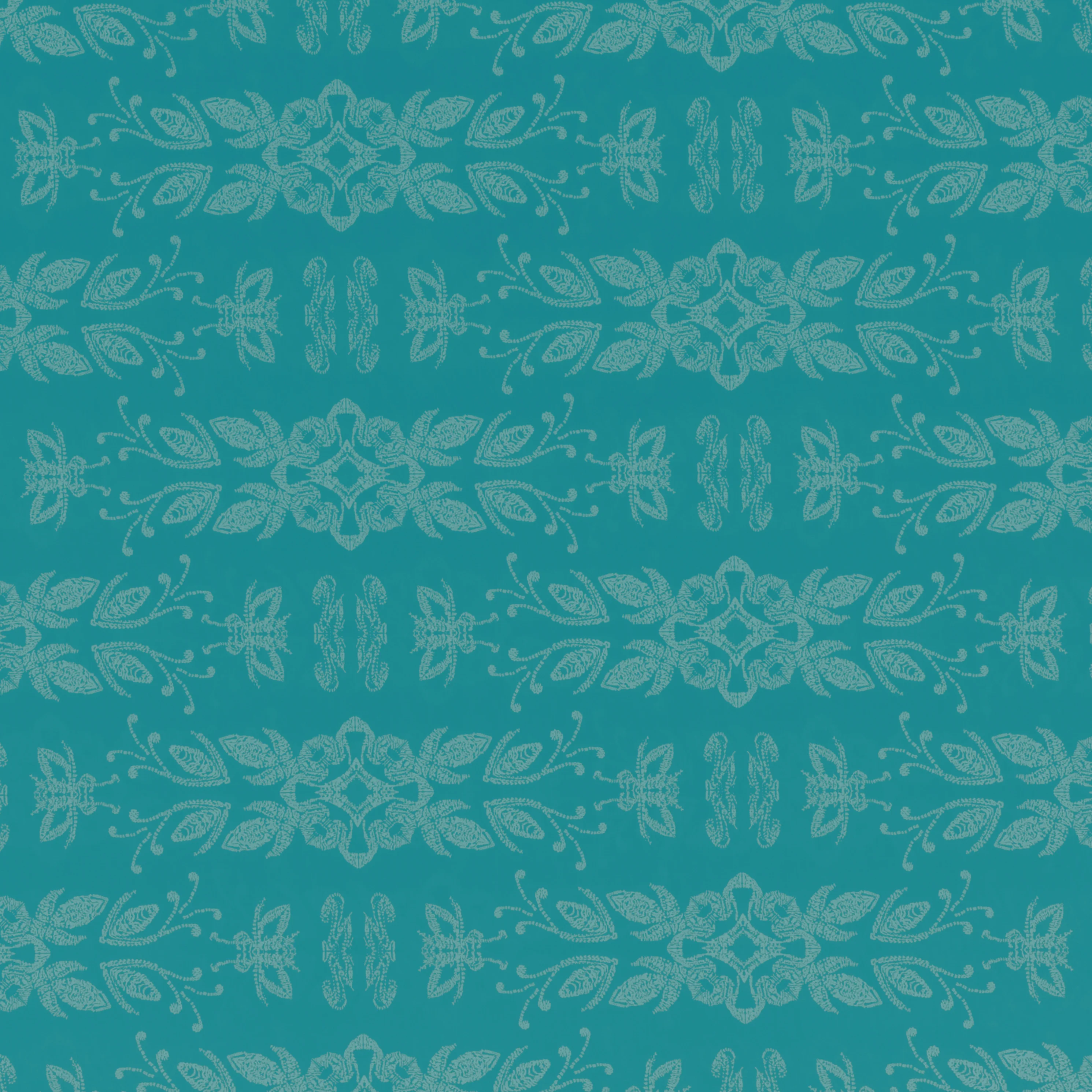 Pat Bruderer - Poplin - Bee Resilient - Turquoise