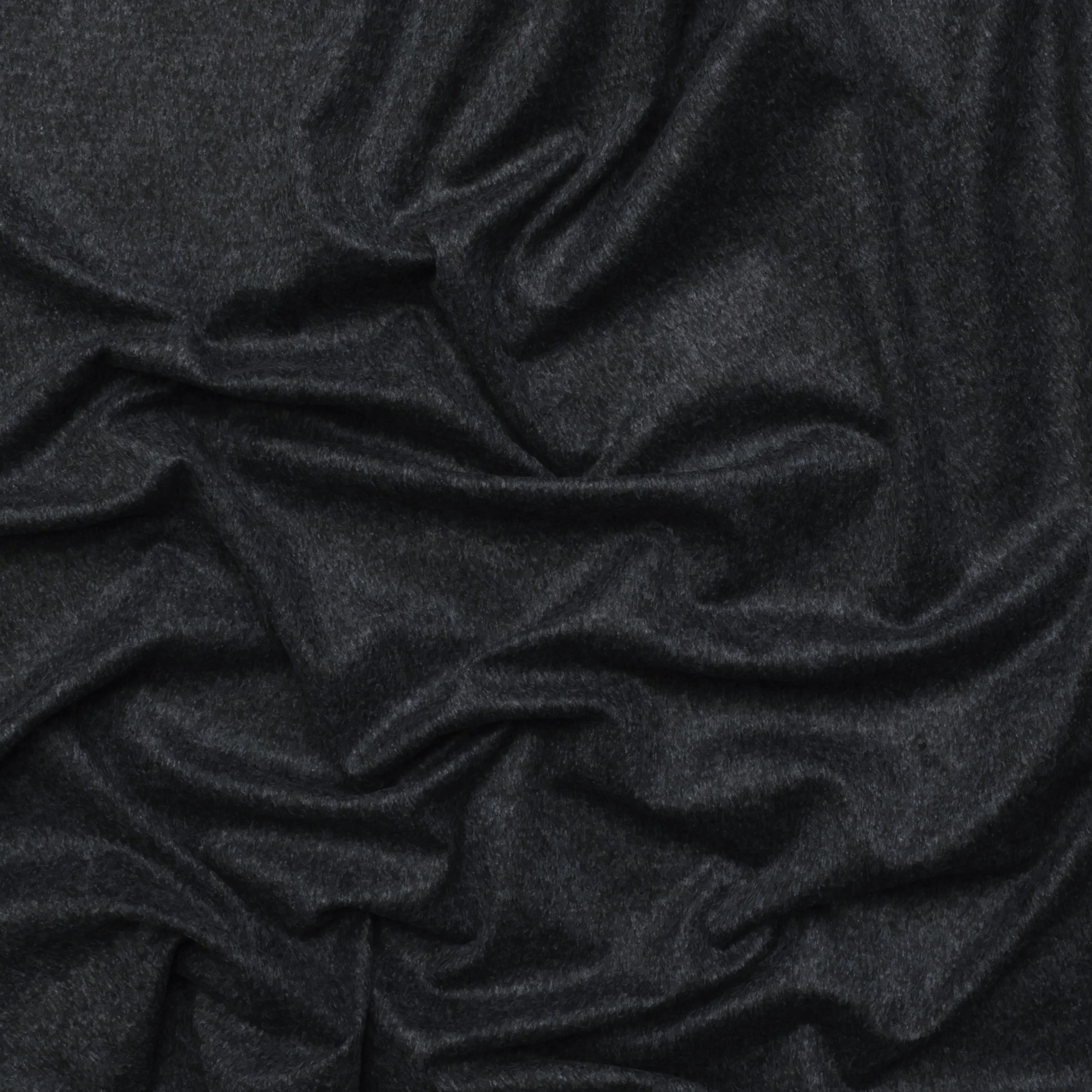 Poly Blend - Ponte De Roma - Solid - Black Grey Mix
