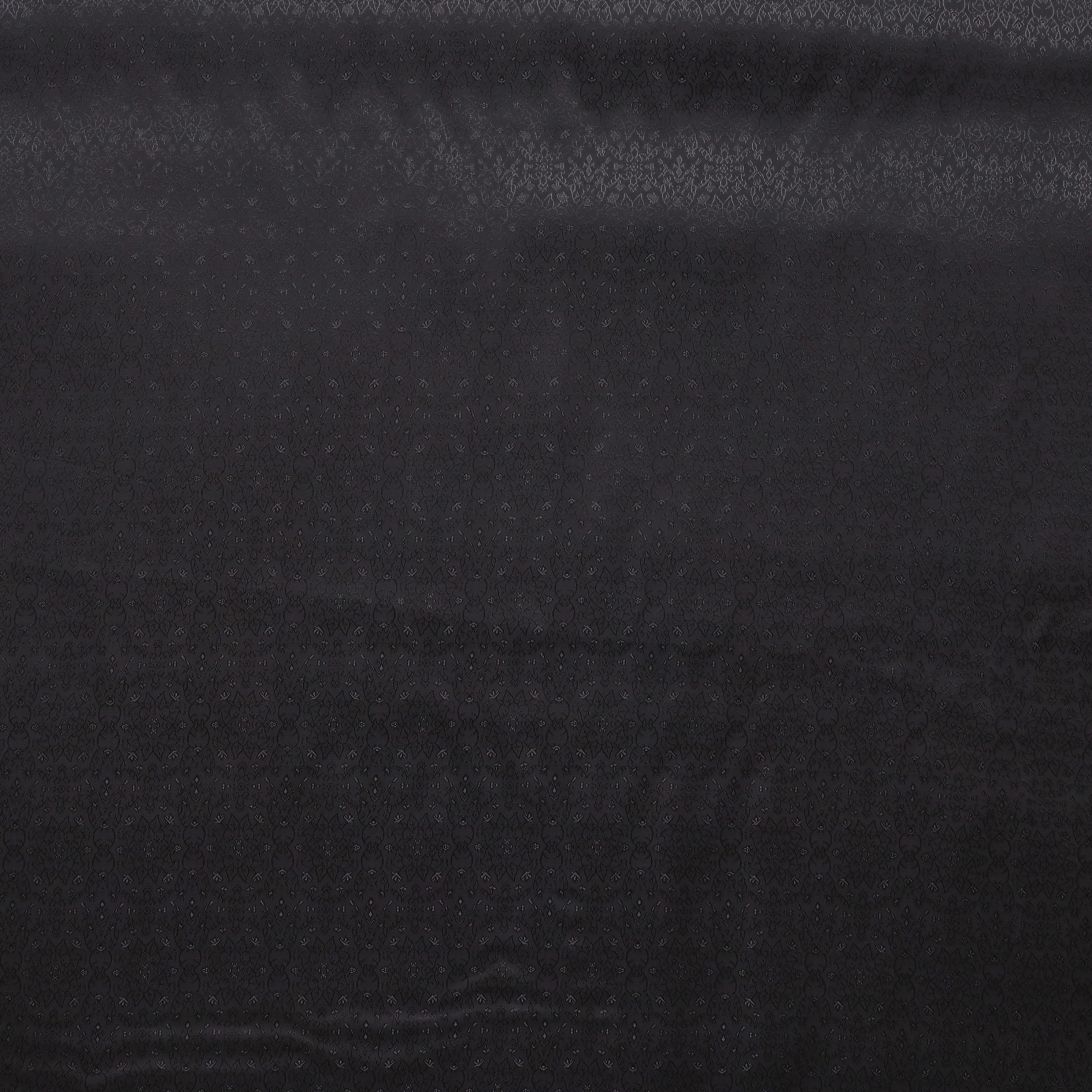 Poly Viscose - Lining - Brocade - Black - Image 2