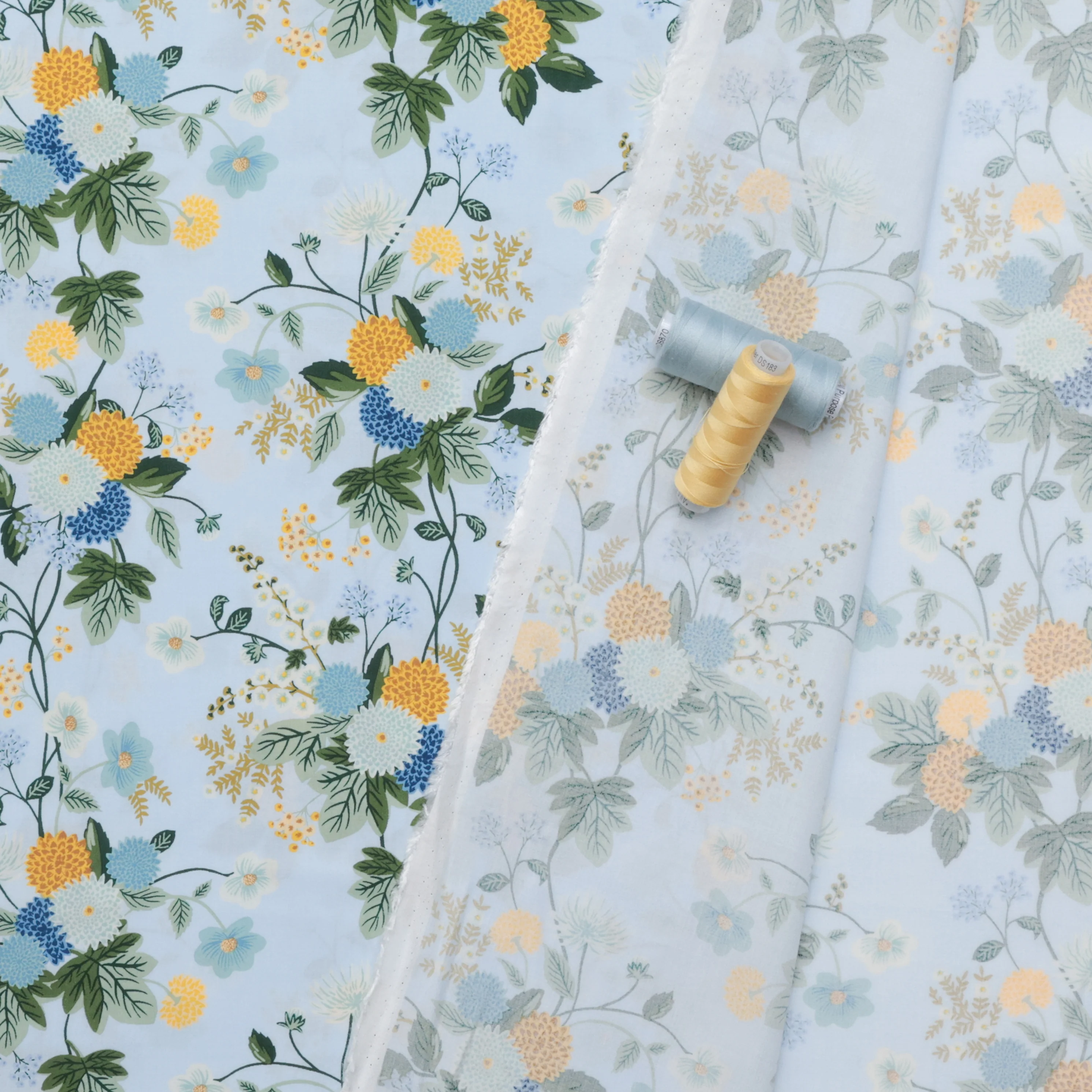 Rifle Paper Co. - Rayon - Dahlia - Blue - Image 3