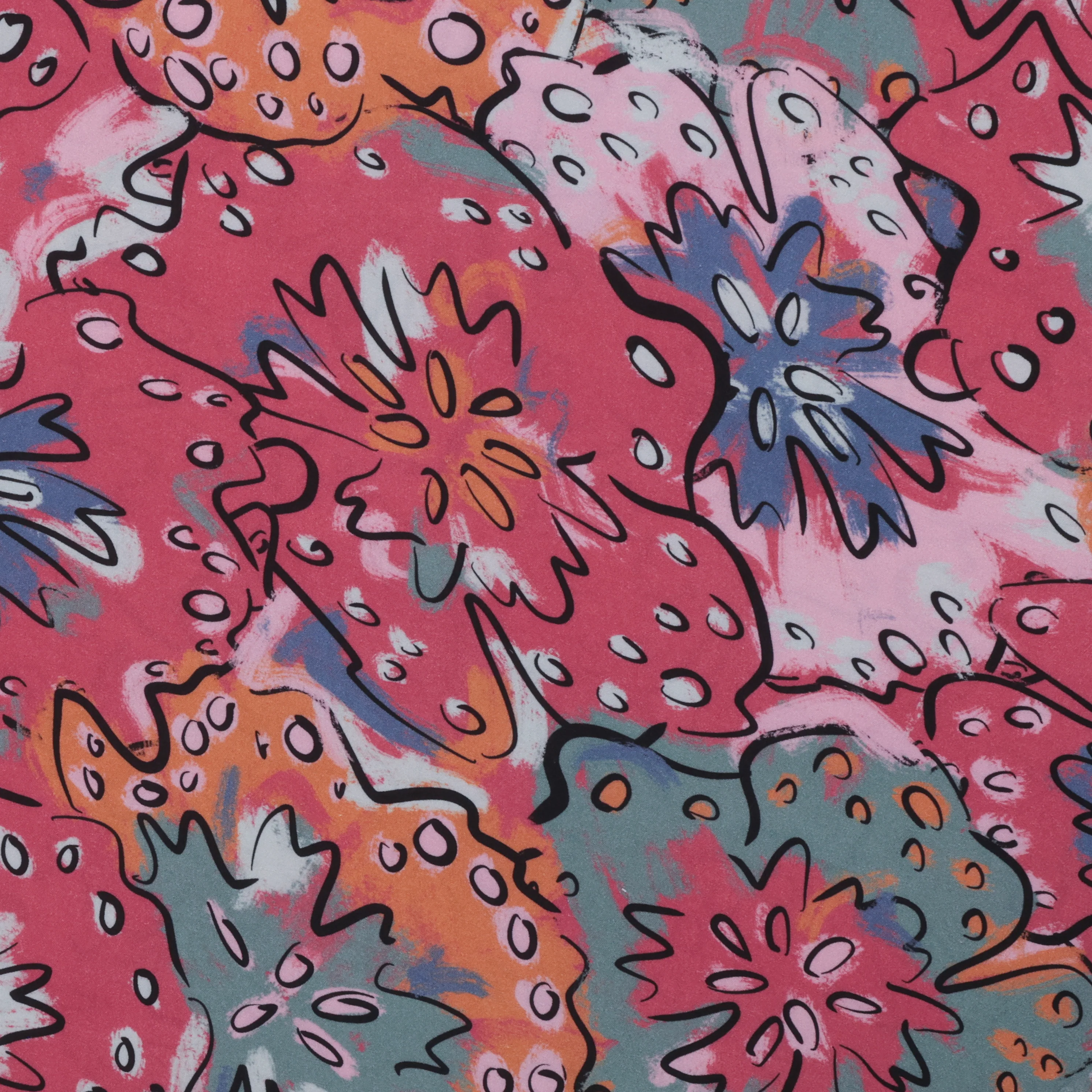 Roo-tid - Viscose - Challis - Connect - Kindness - Image 2