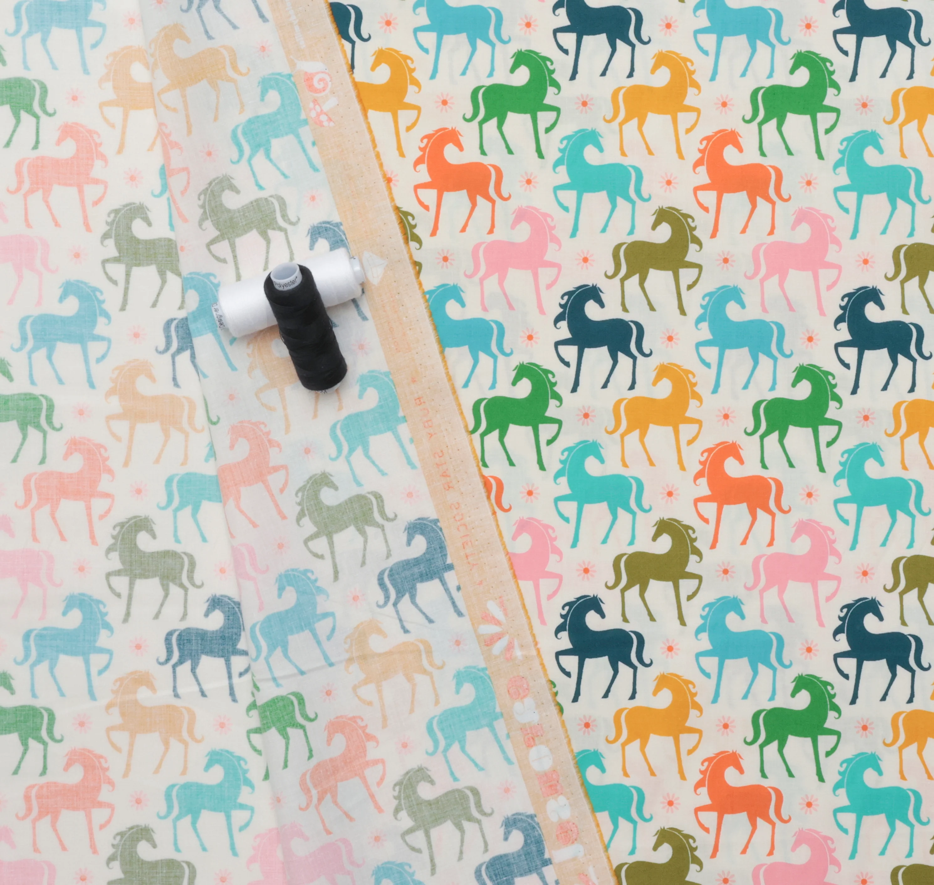 Ruby Star - Cotton - Carousel - Fancy Horse - Natural - Image 3