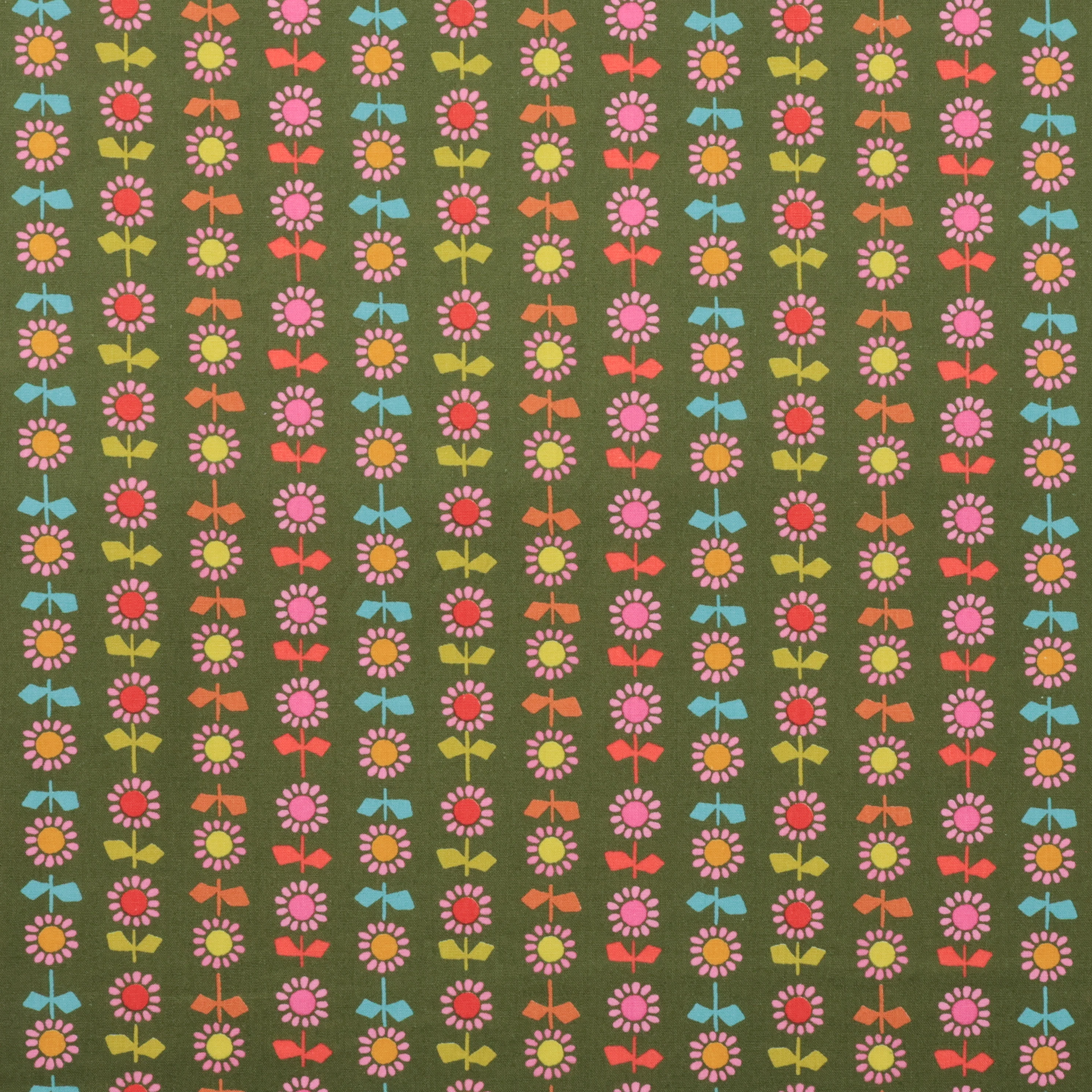 Ruby Star - Canvas - Catnap - Daisy Stripe - Sarah Green - Image 2