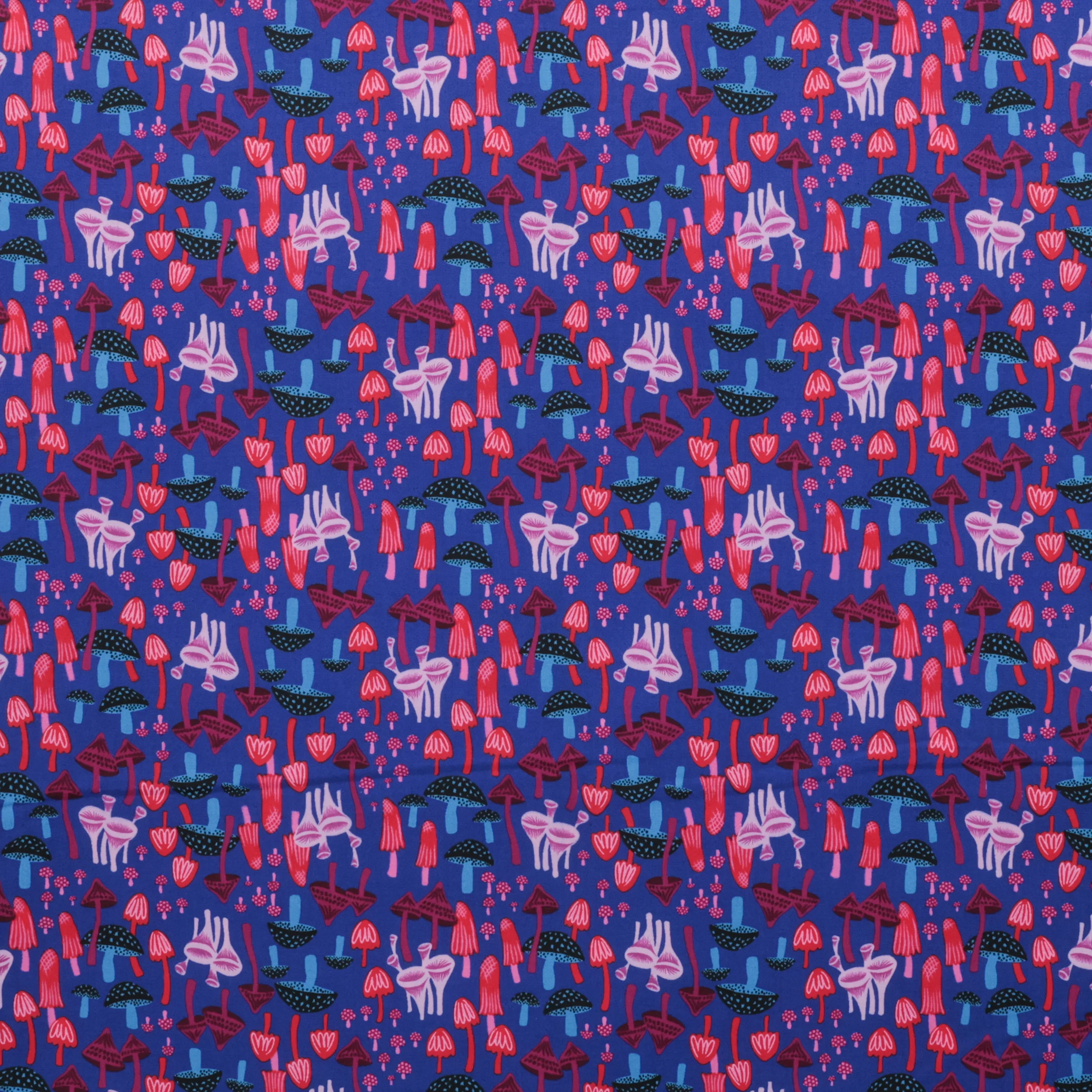 Ruby Star - Cotton - Hello Alice - Mushroom Land - Blacklight - Image 2