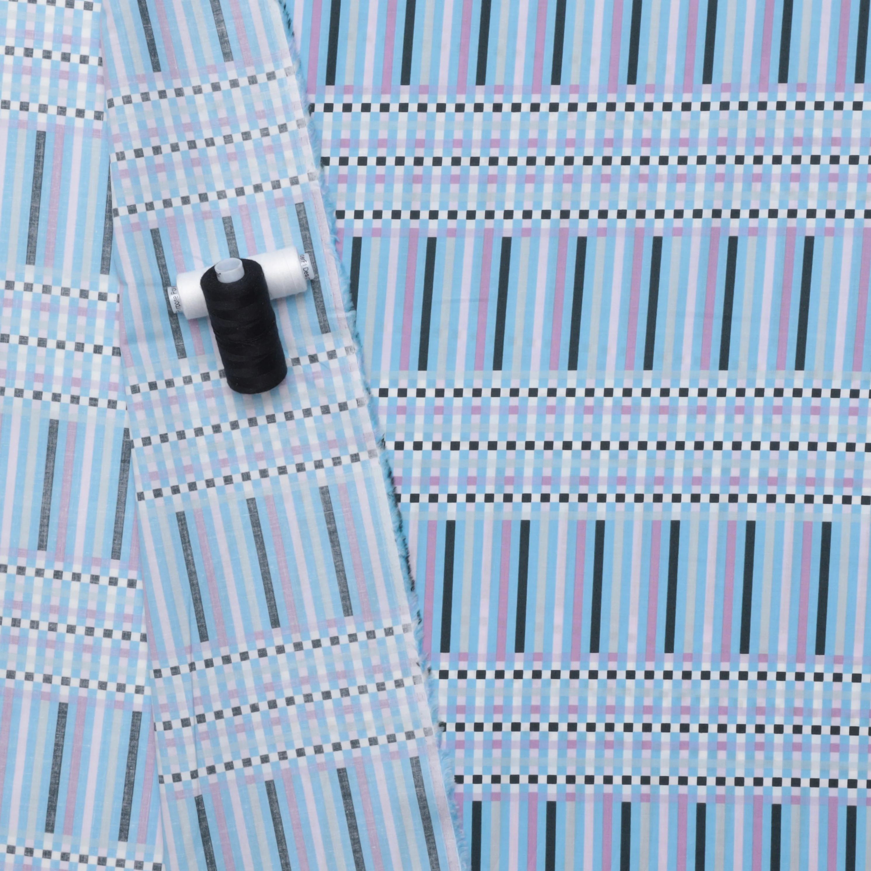 Ruby Star - Cotton - Petunia - Stripe - Macaron - Image 3
