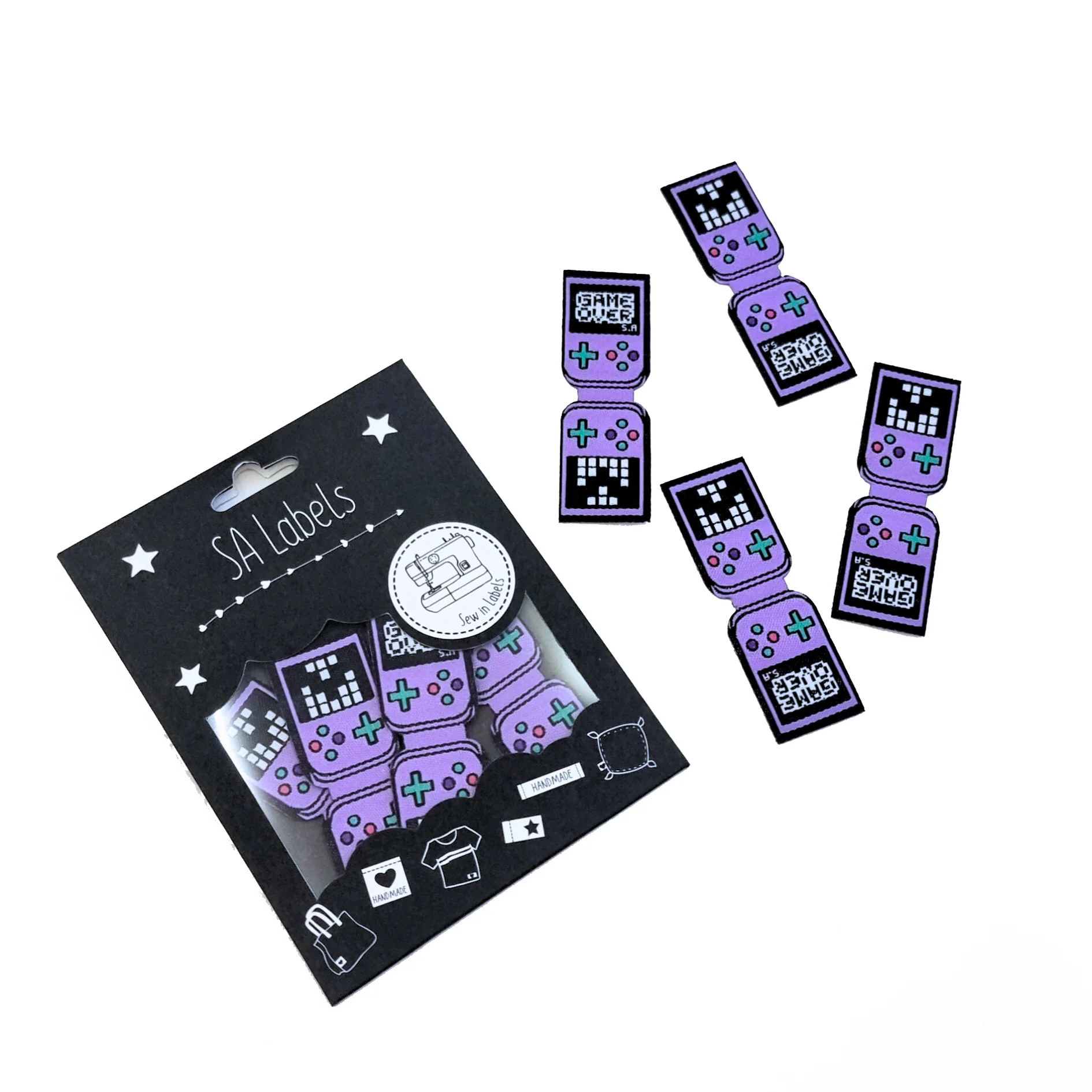 Sew Anonymous - Silhouette Labels - Retro Gamer