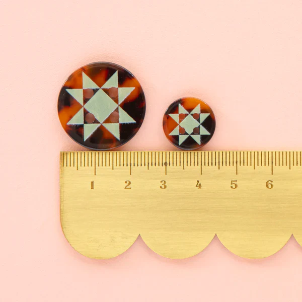 Sarah Hearts - Buttons - Quilt Star - Large - Image 3