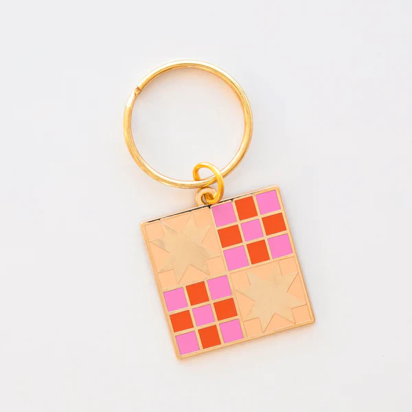 Sarah Hearts - Keychain - Then Came June Campfire Glow