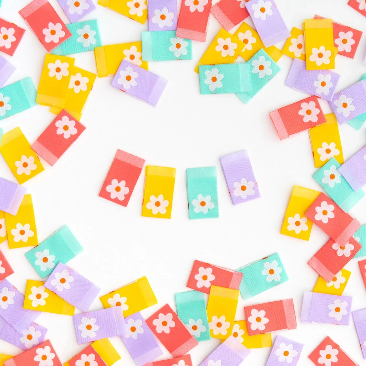 Sarah Hearts - Sewing Labels - Daisy Multipack - Image 2