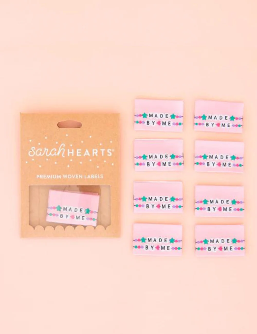 Sarah Hearts - Sewing Labels - Made By Me Friendship Bracelet