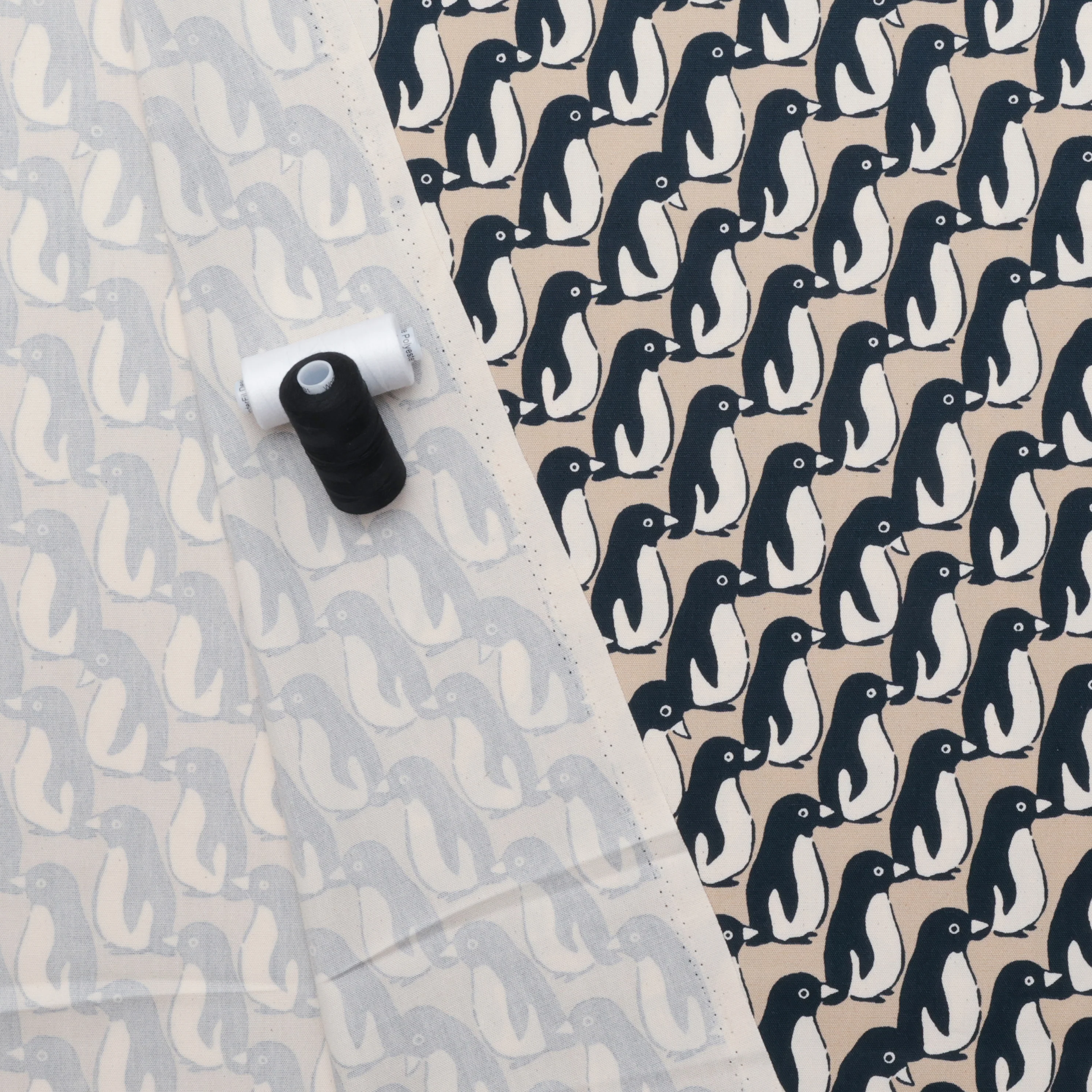 Sevenberry - Cotton - Canvas - Penguin - Tan Black - Image 2