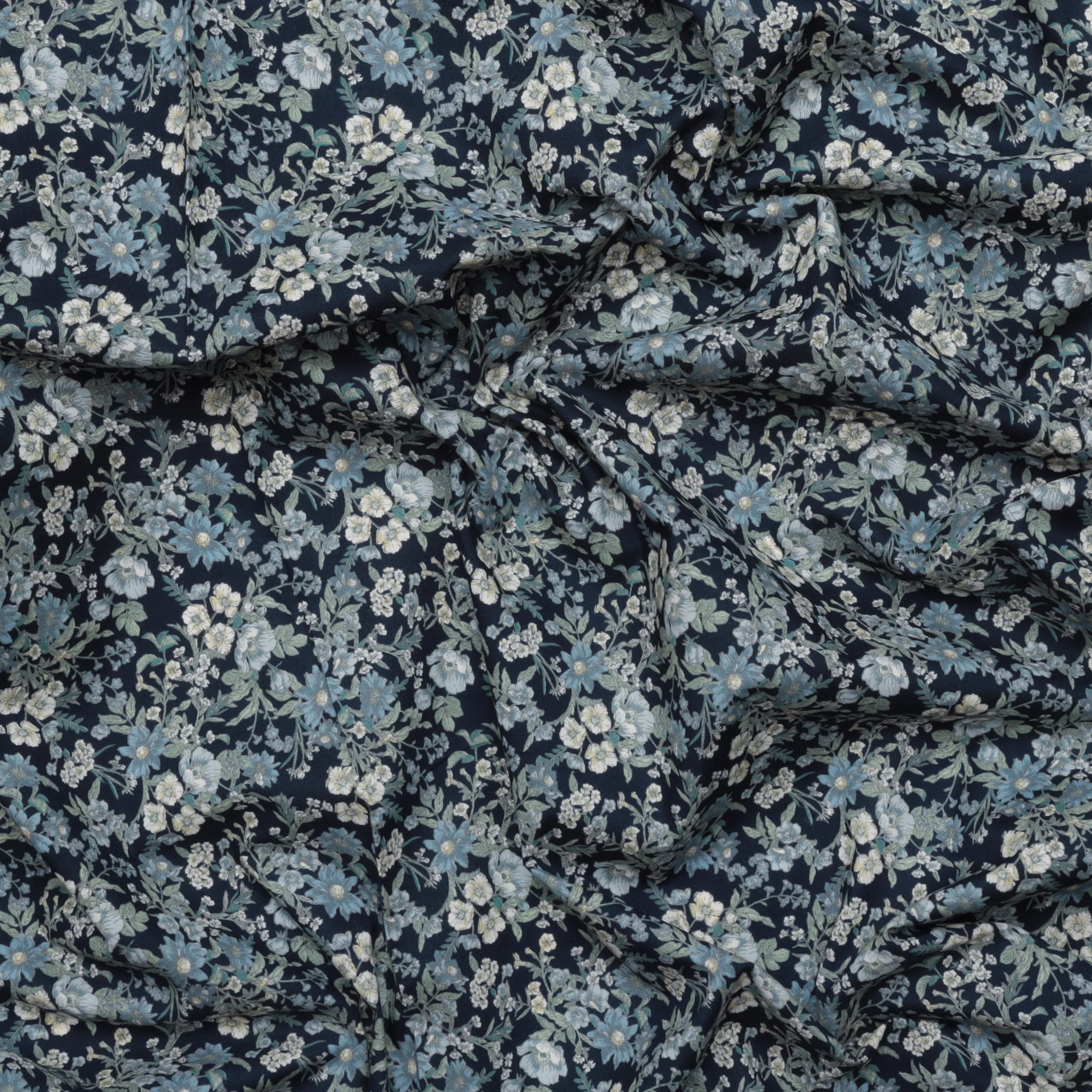 Sevenberry - Cotton - Petite Nostalgia - Large Flower - Navy